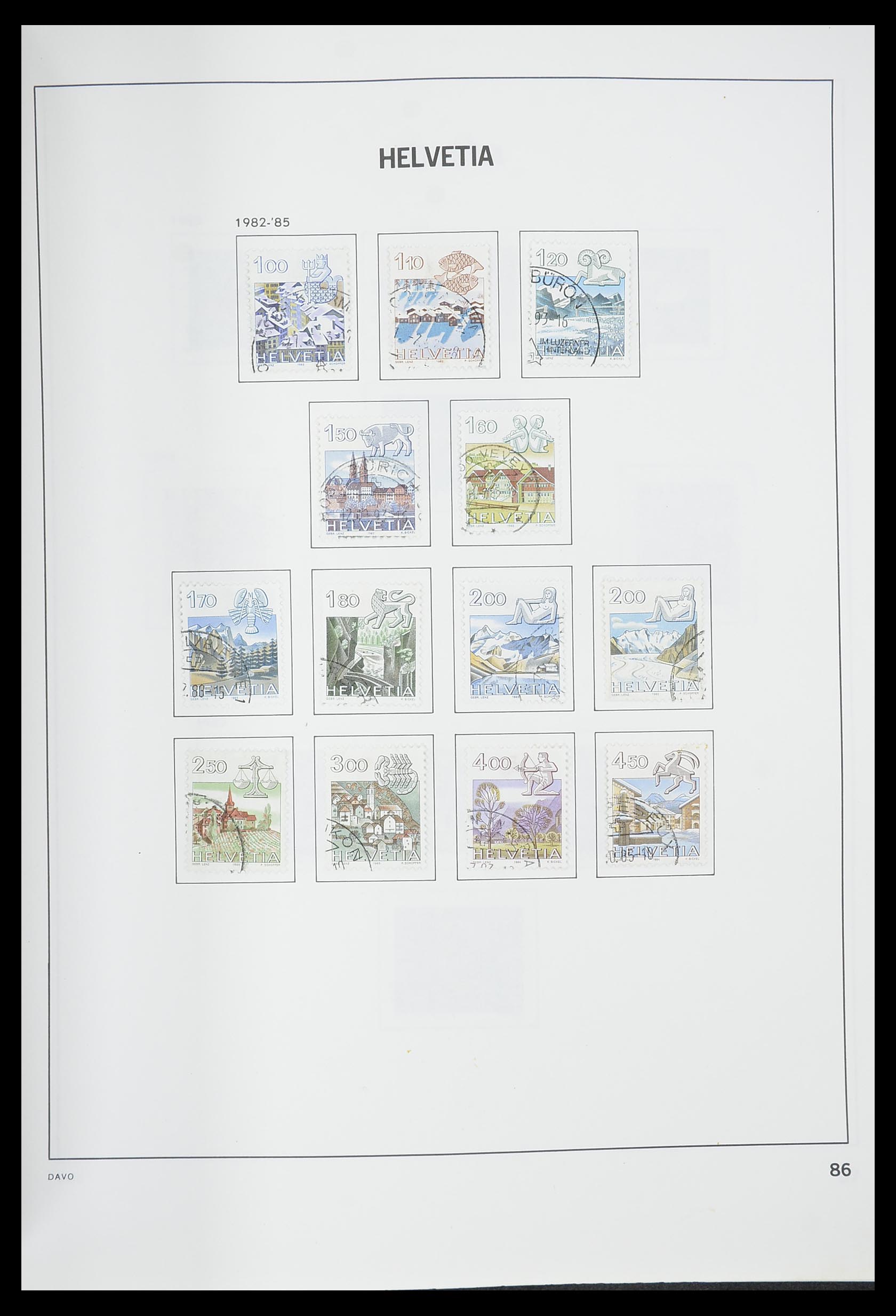 33559 087 - Stamp collection 33559 Switzerland 1850-2000.
