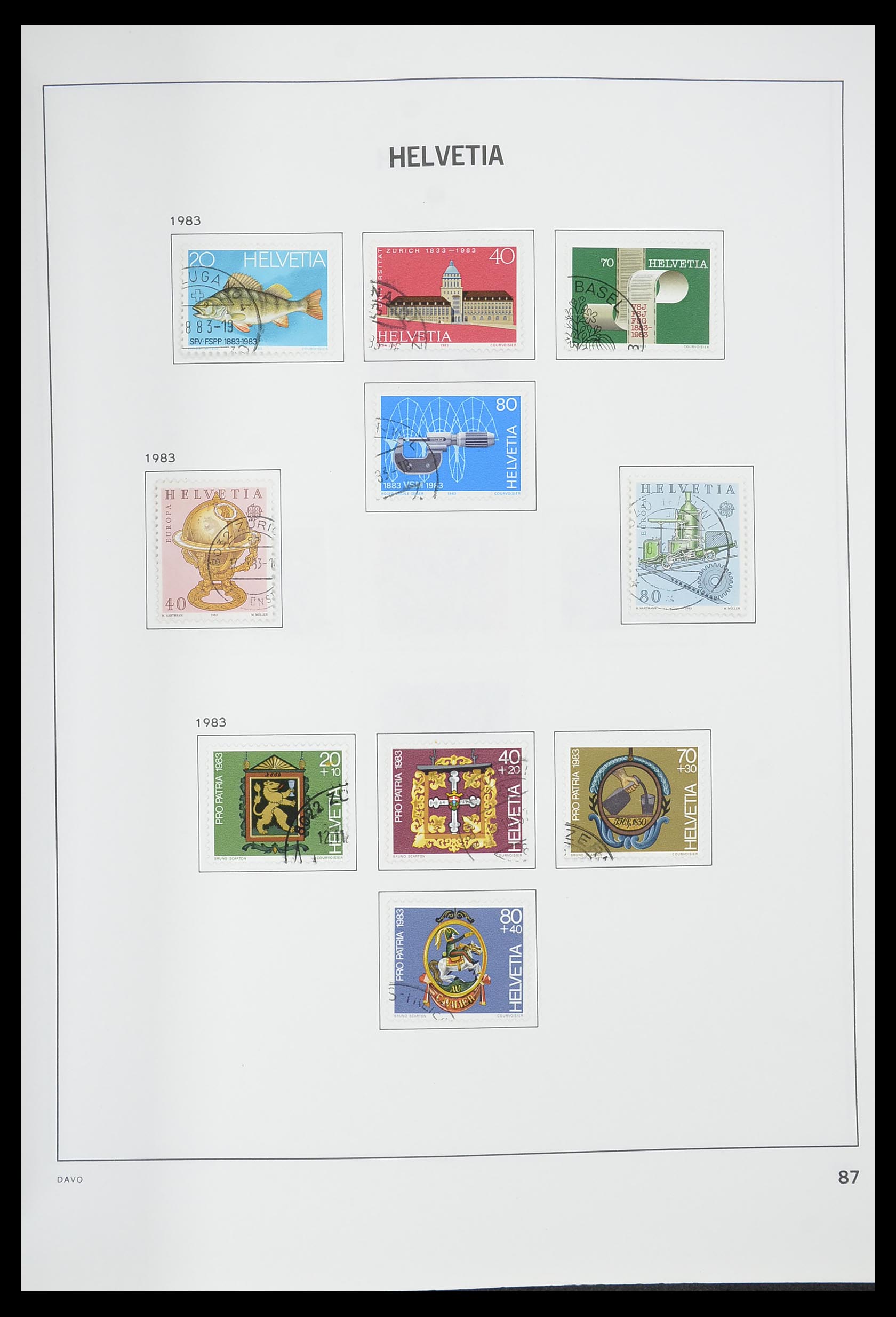 33559 088 - Stamp collection 33559 Switzerland 1850-2000.