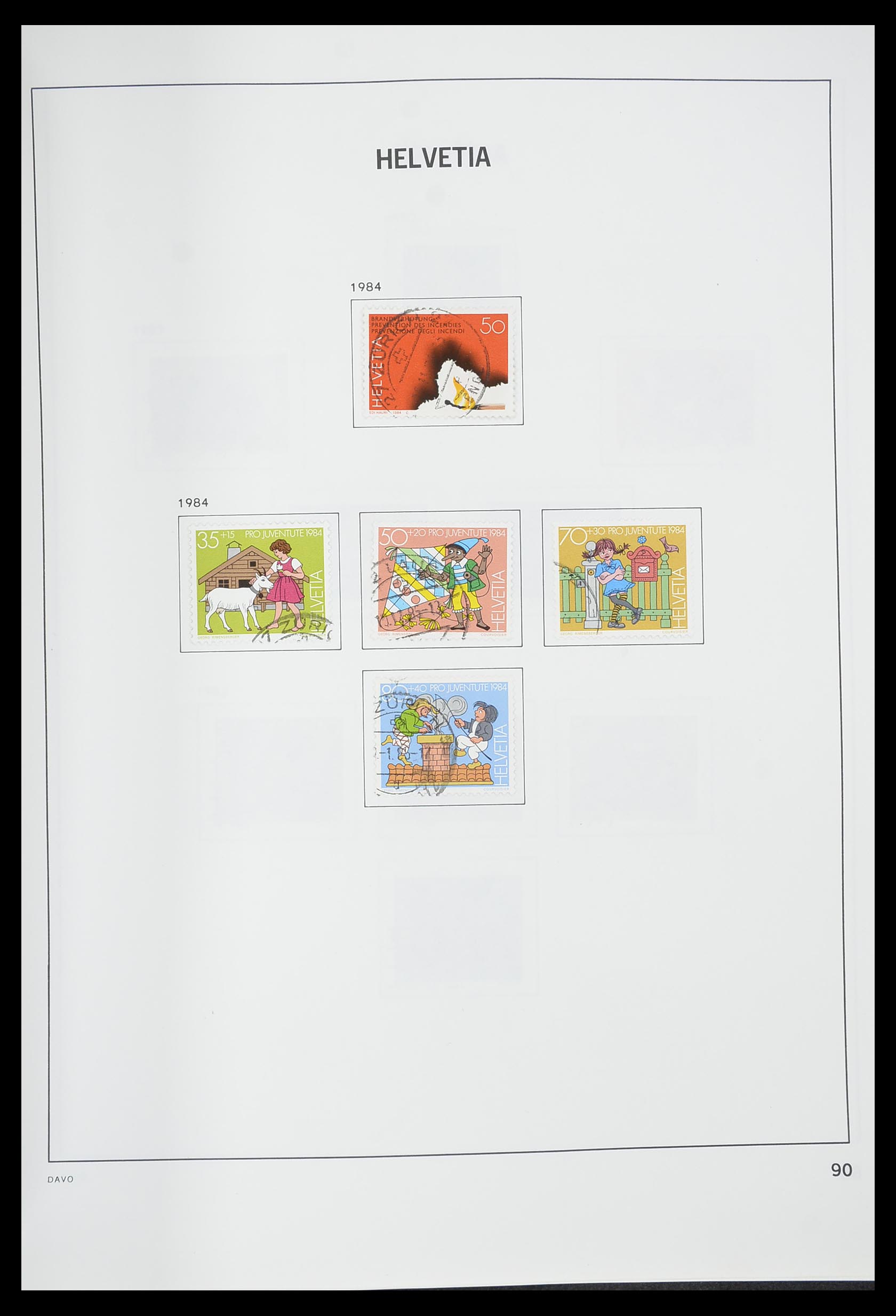 33559 089 - Stamp collection 33559 Switzerland 1850-2000.