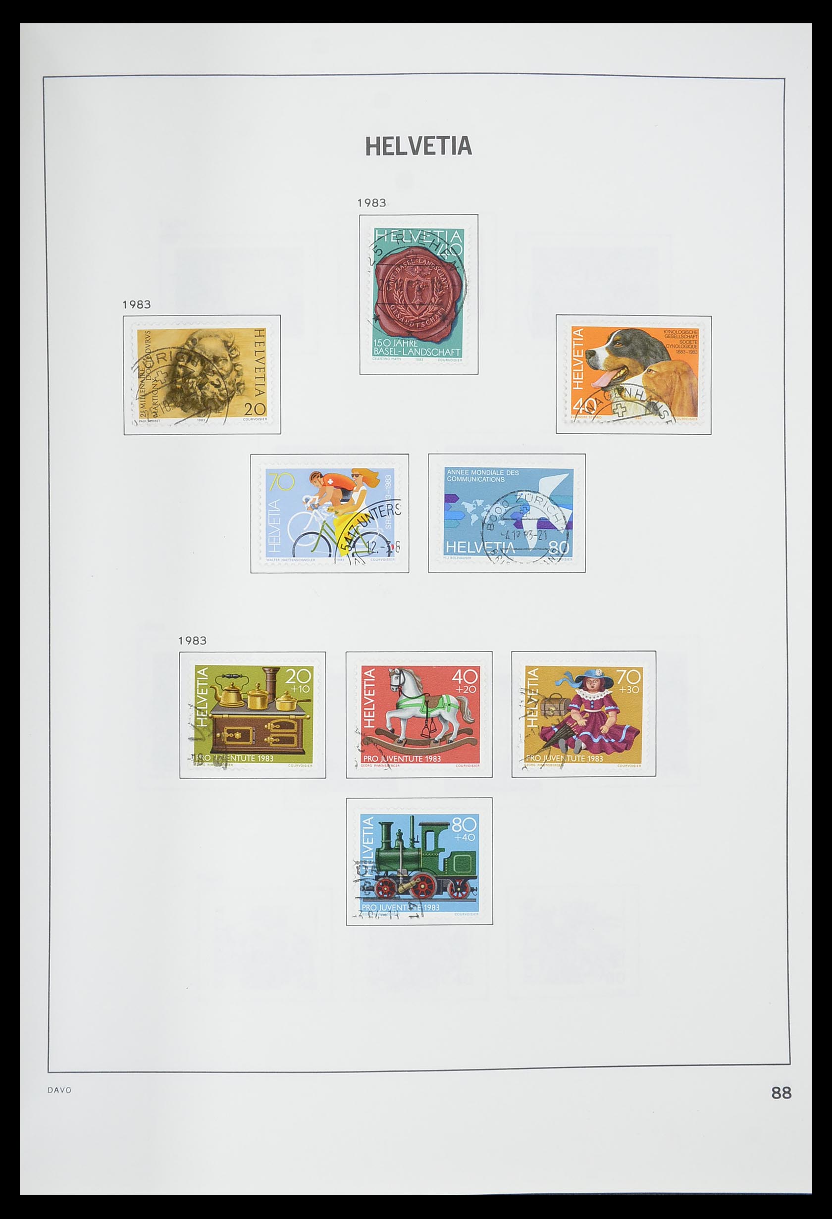 33559 090 - Stamp collection 33559 Switzerland 1850-2000.