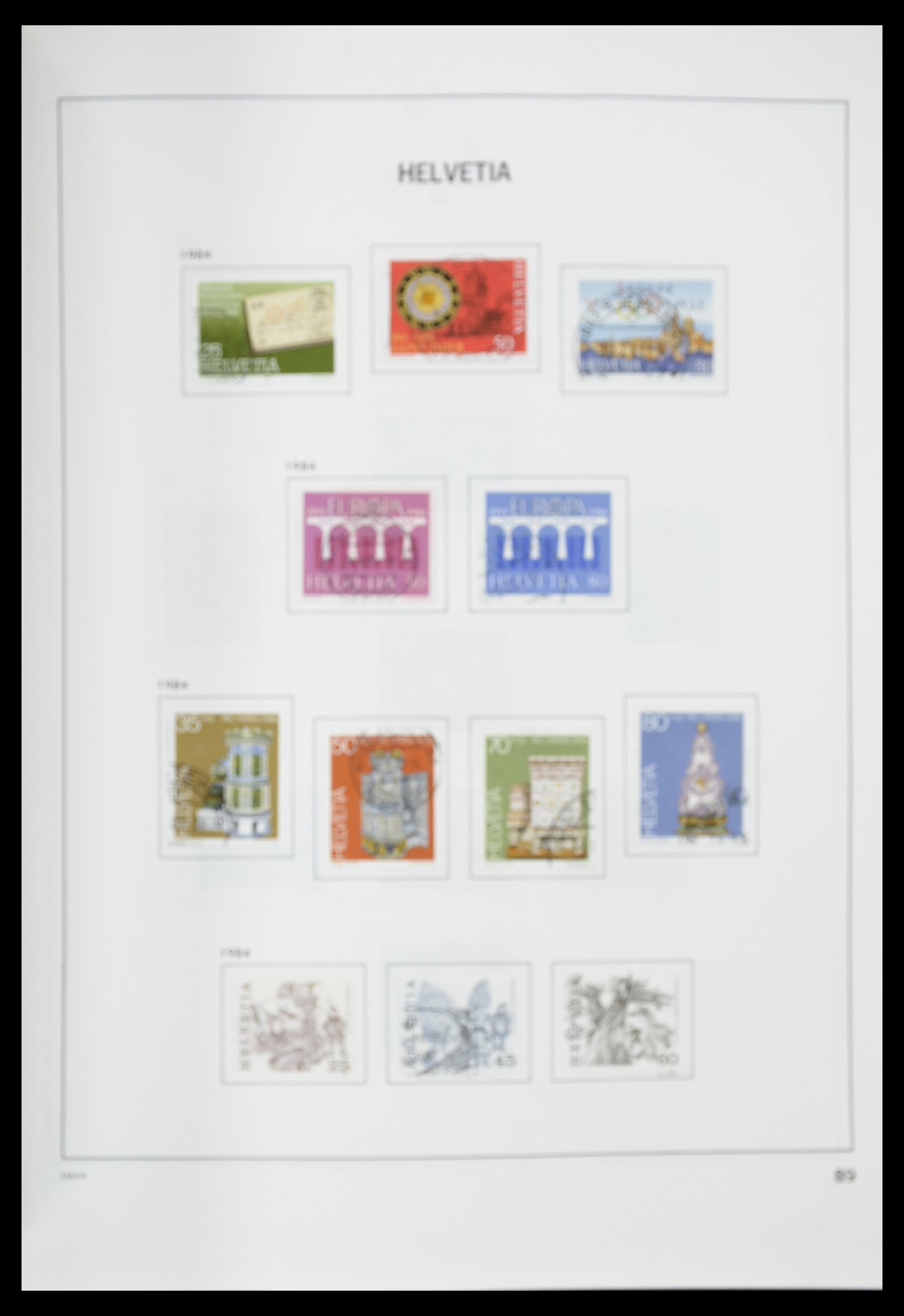 33559 091 - Stamp collection 33559 Switzerland 1850-2000.