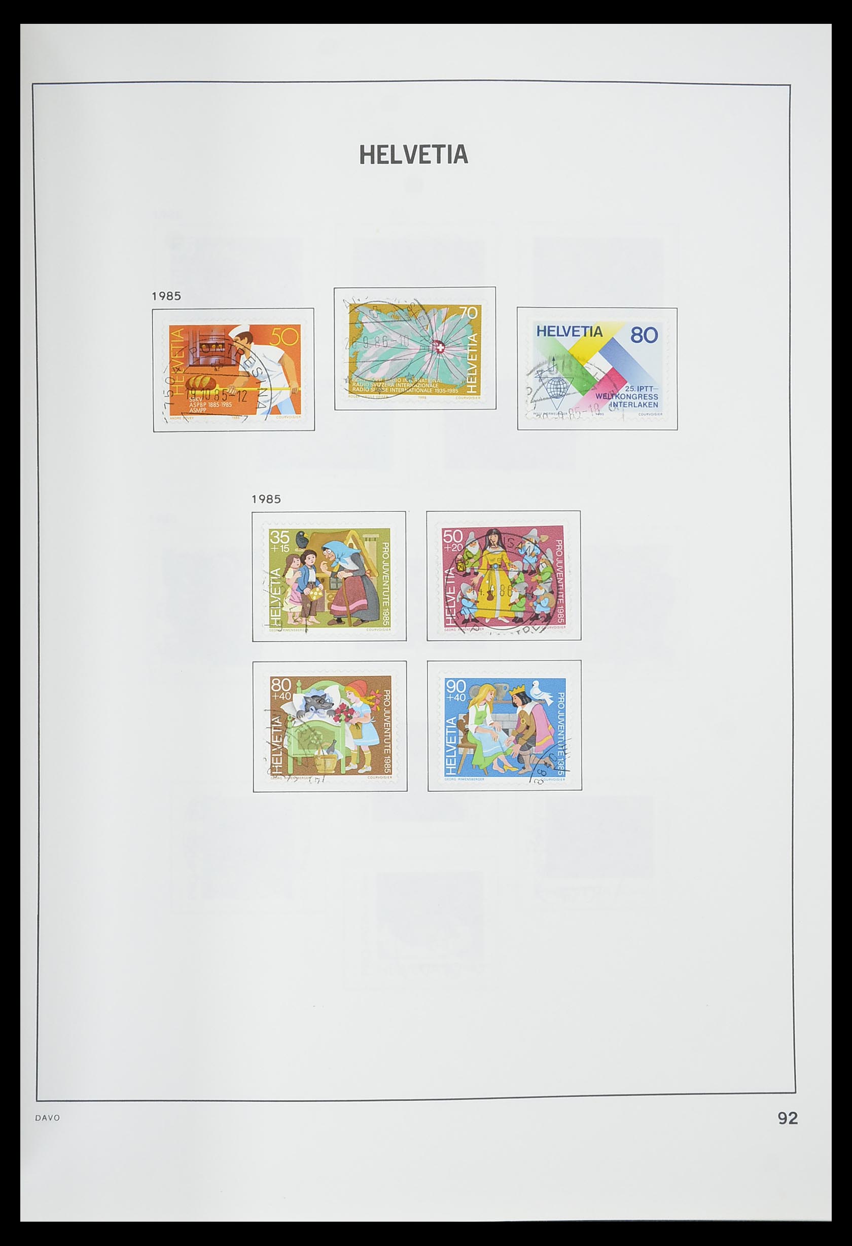 33559 093 - Stamp collection 33559 Switzerland 1850-2000.