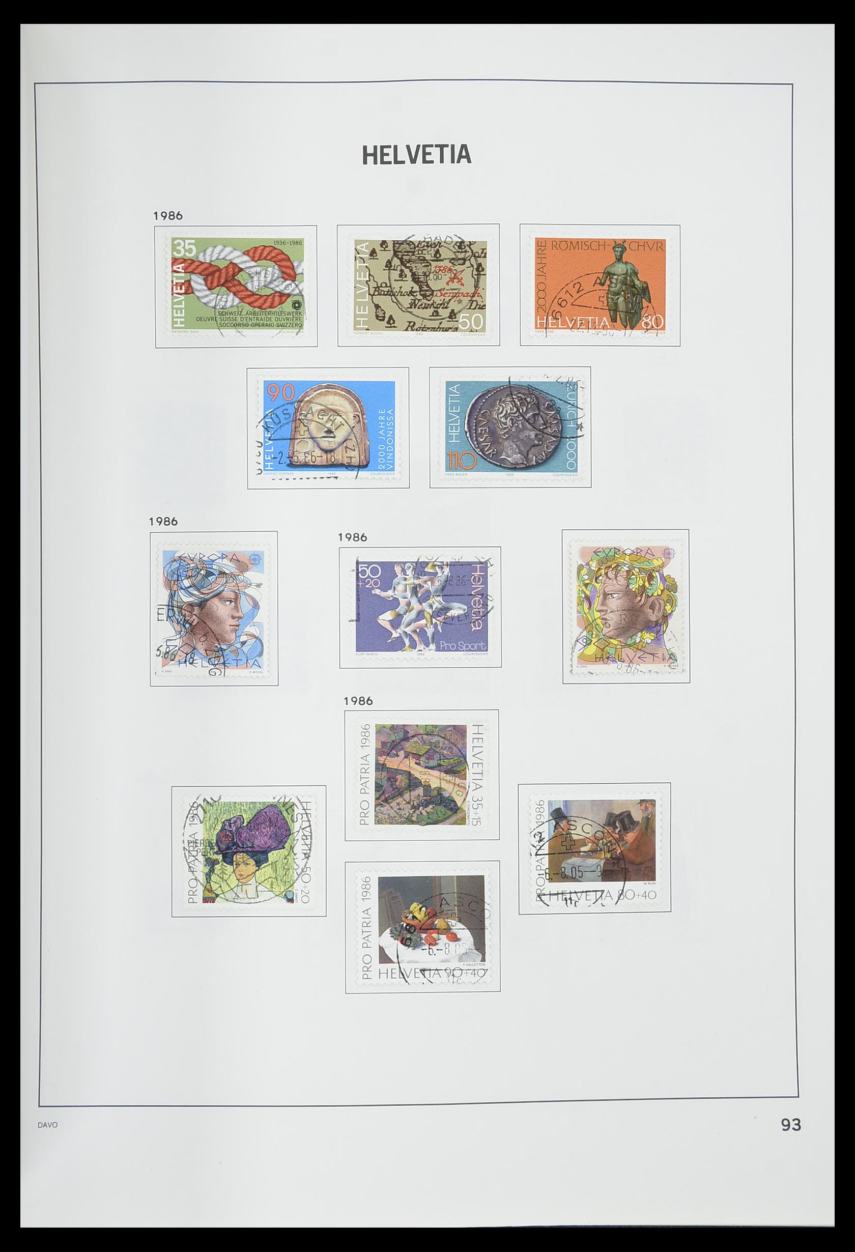 33559 094 - Stamp collection 33559 Switzerland 1850-2000.