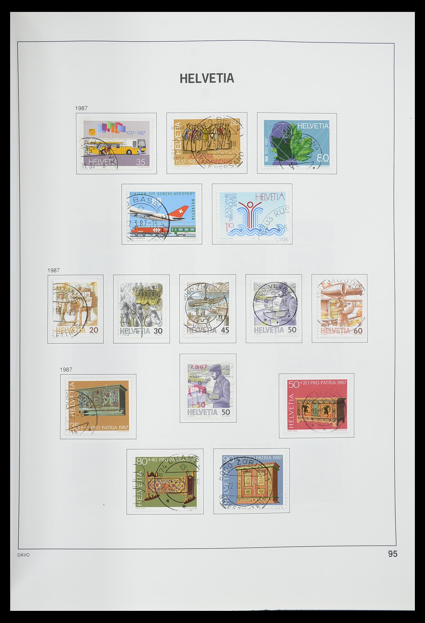 33559 096 - Stamp collection 33559 Switzerland 1850-2000.