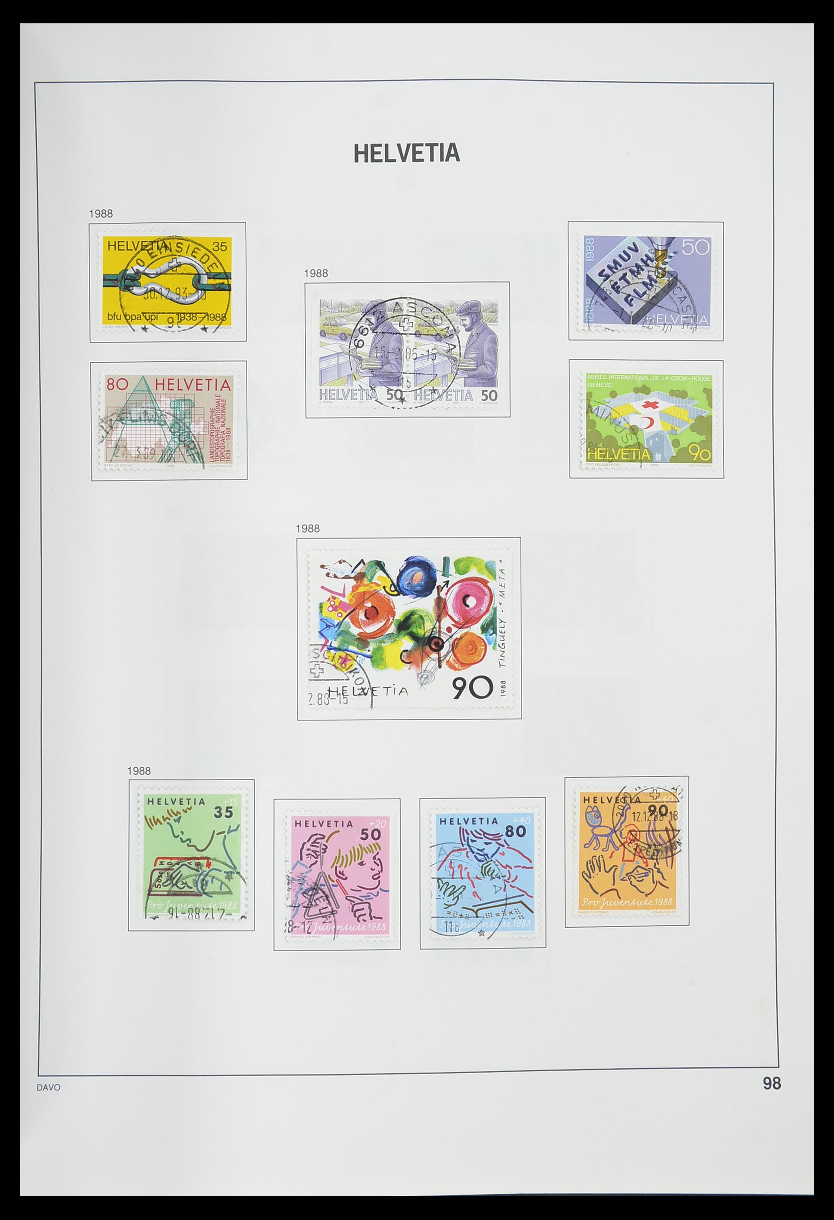 33559 099 - Stamp collection 33559 Switzerland 1850-2000.