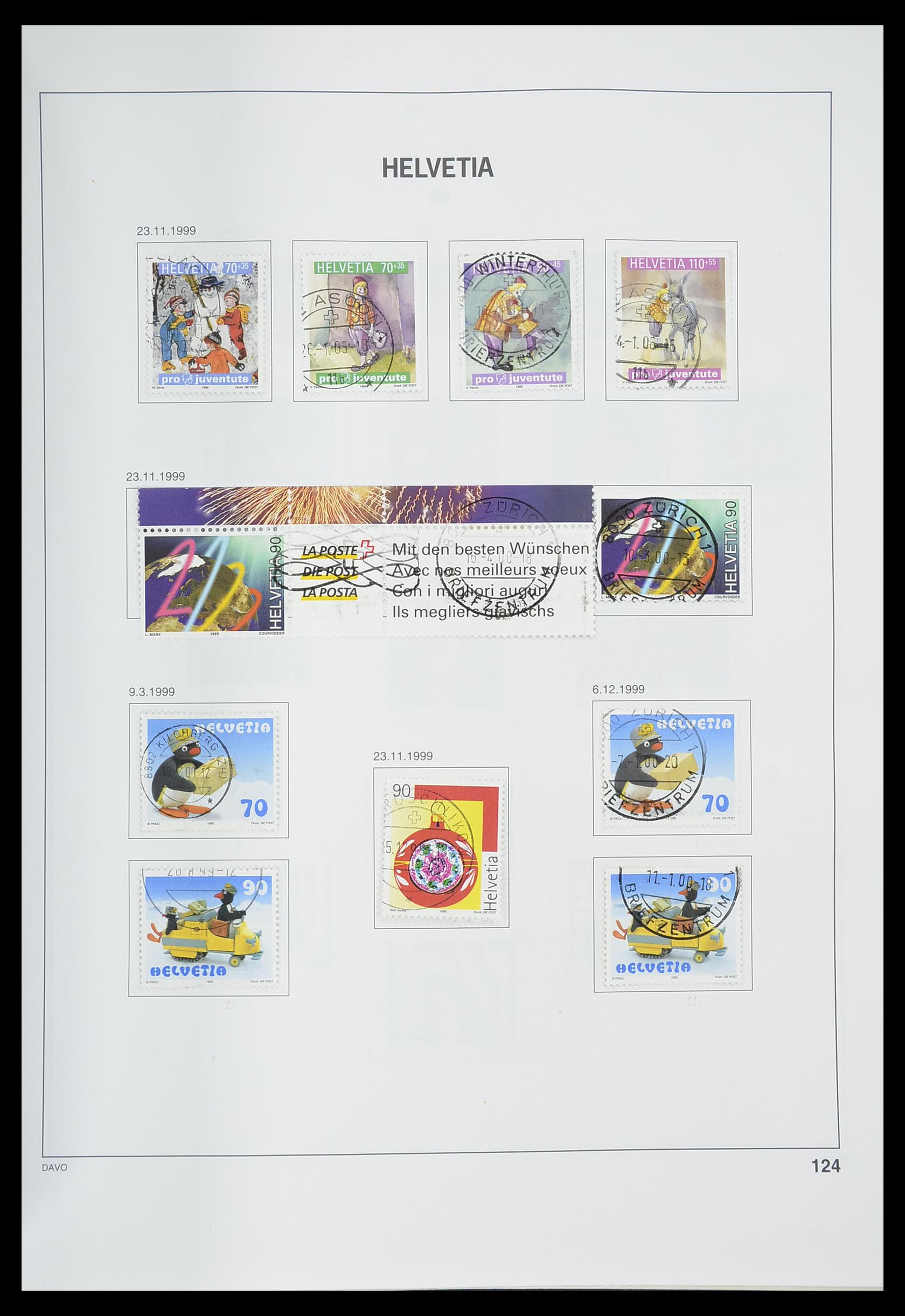 33559 125 - Postzegelverzameling 33559 Zwitserland 1850-2000.