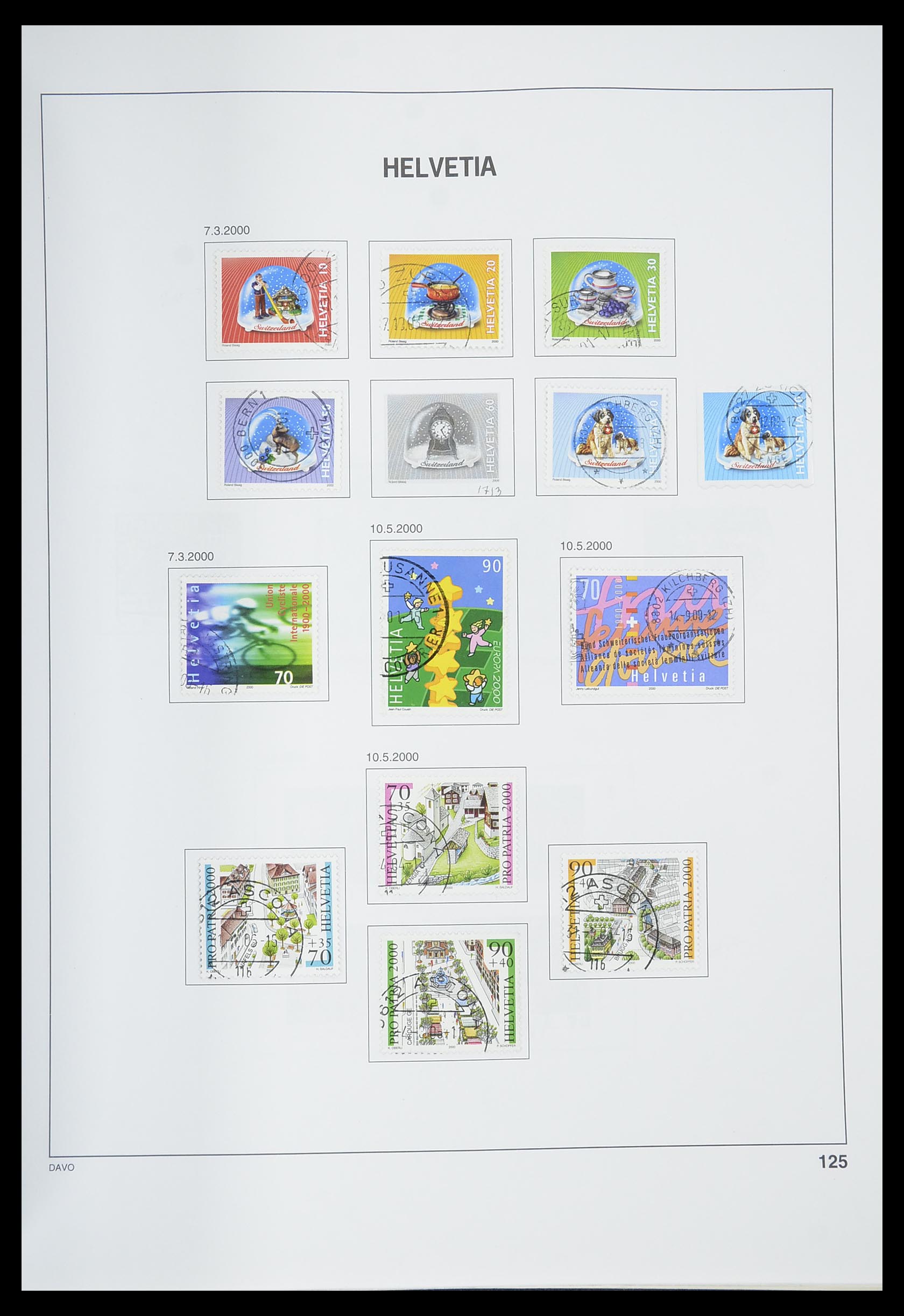 33559 126 - Stamp collection 33559 Switzerland 1850-2000.