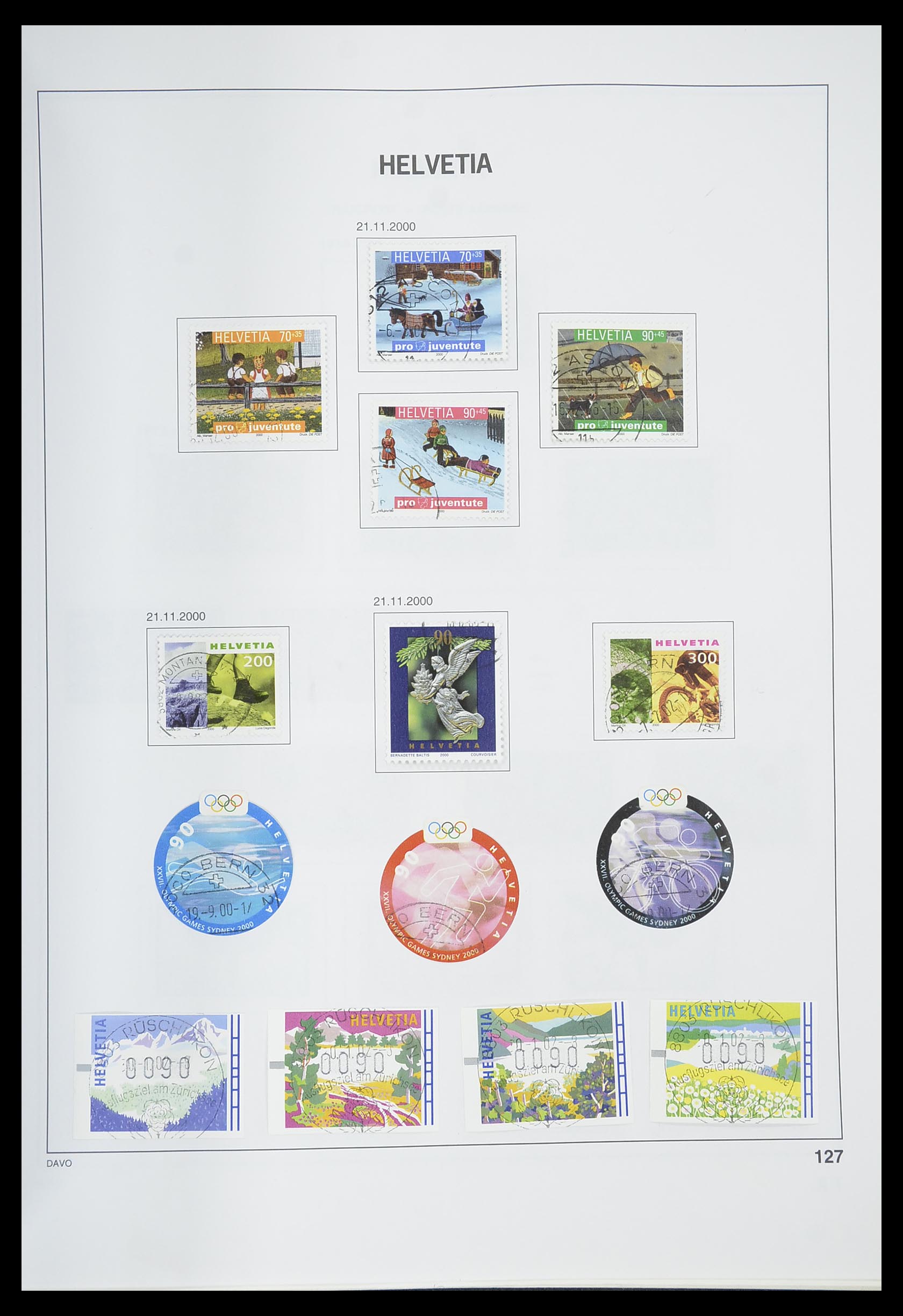 33559 128 - Postzegelverzameling 33559 Zwitserland 1850-2000.