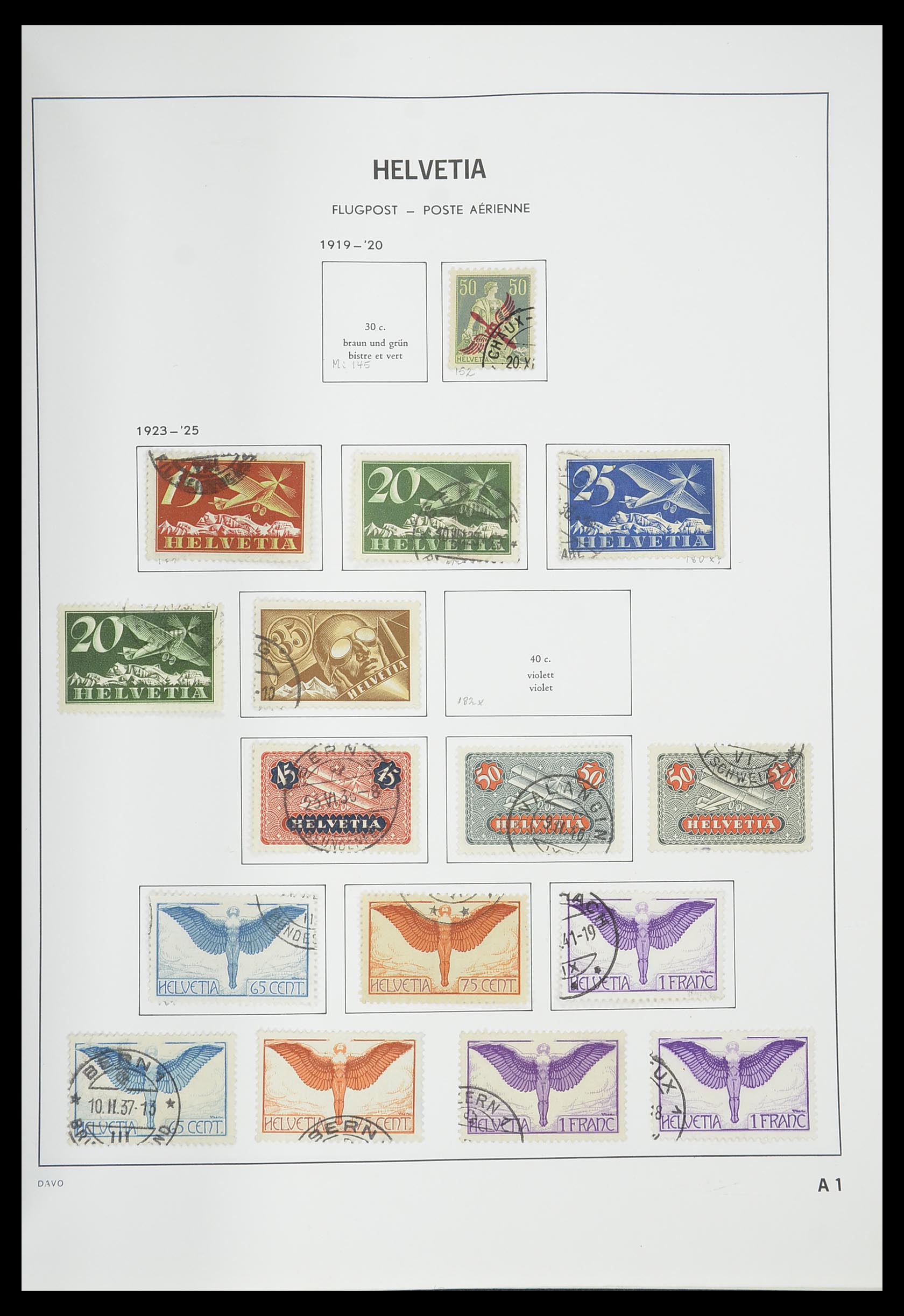 33559 129 - Postzegelverzameling 33559 Zwitserland 1850-2000.