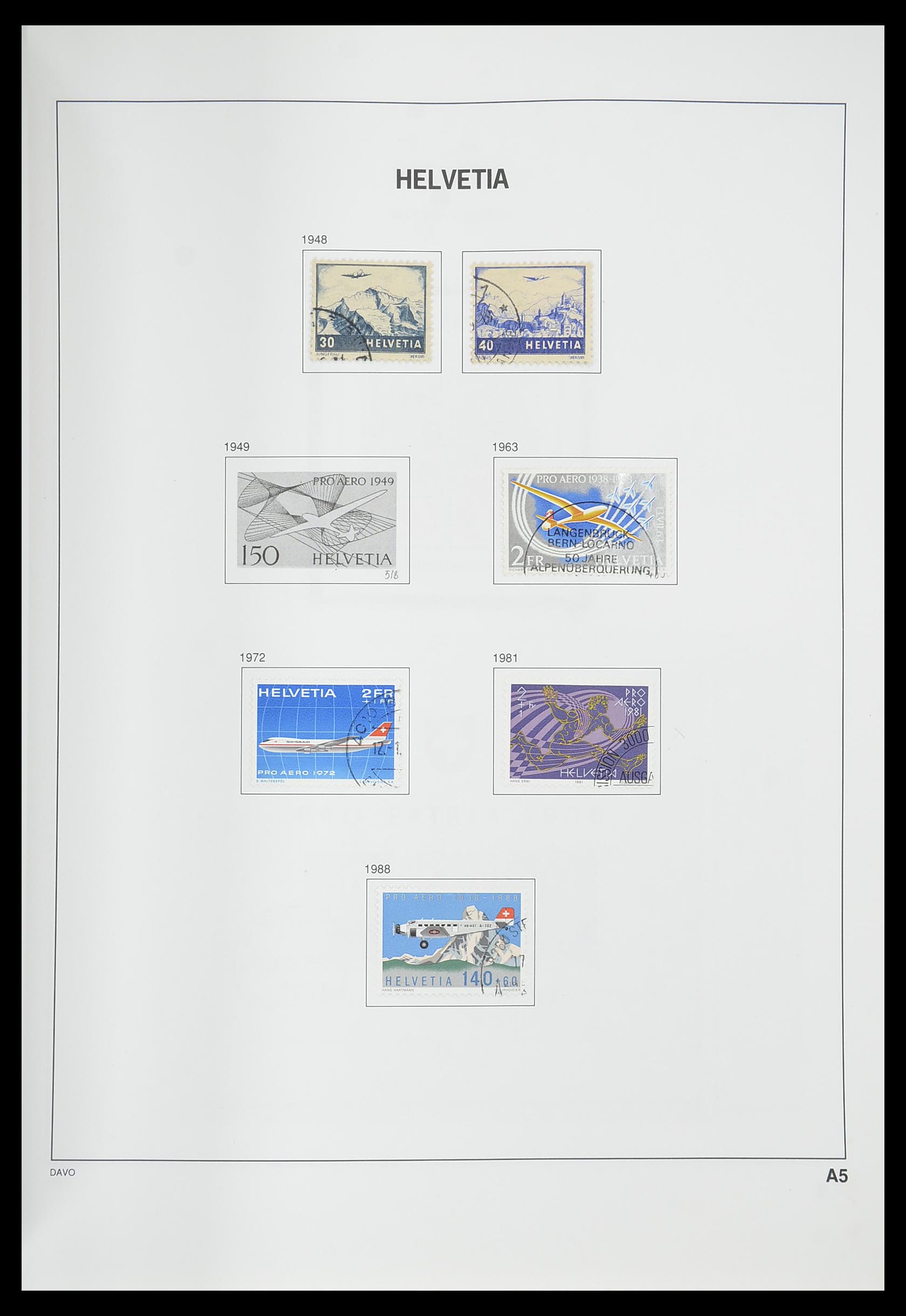33559 133 - Stamp collection 33559 Switzerland 1850-2000.