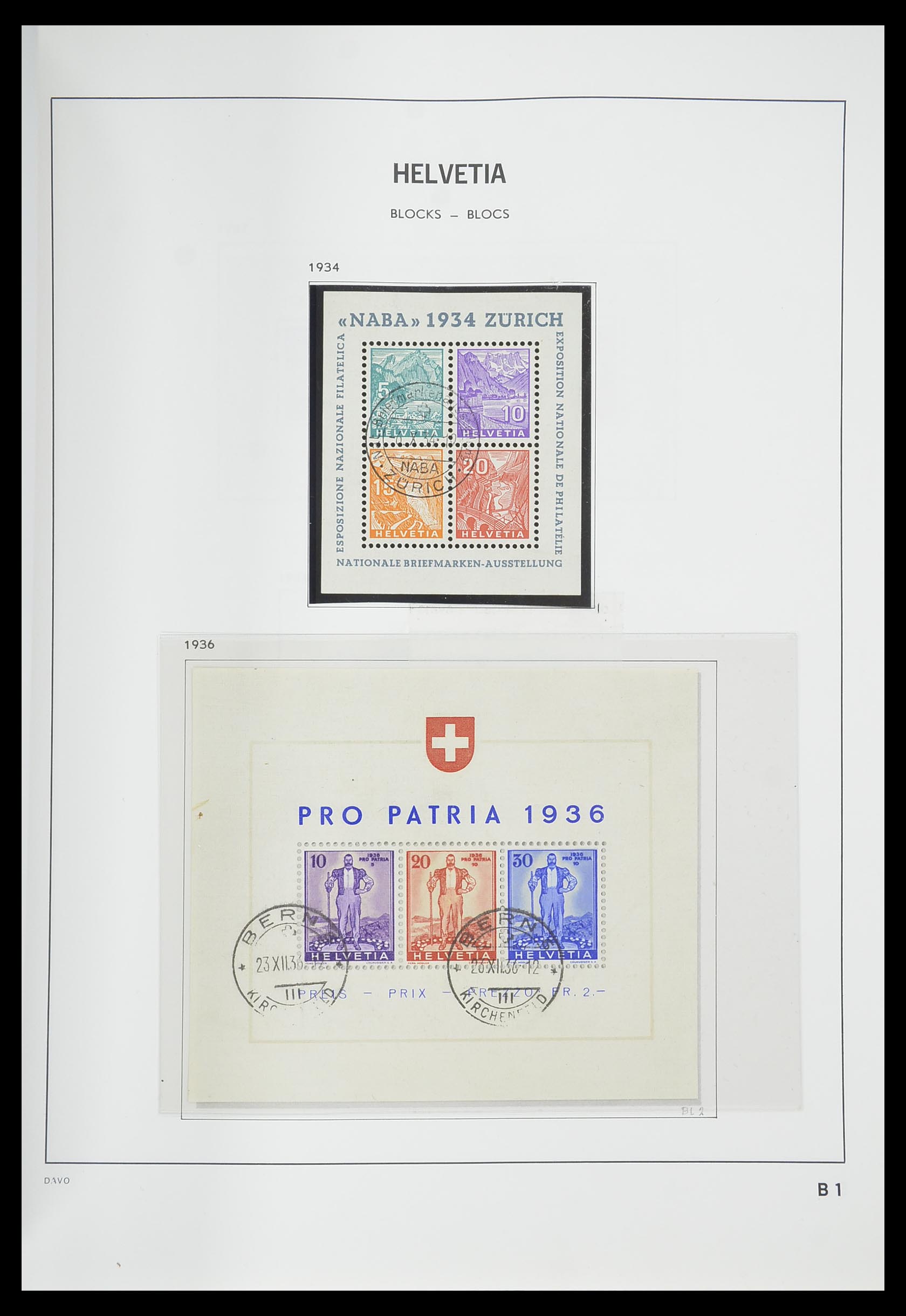 33559 134 - Stamp collection 33559 Switzerland 1850-2000.
