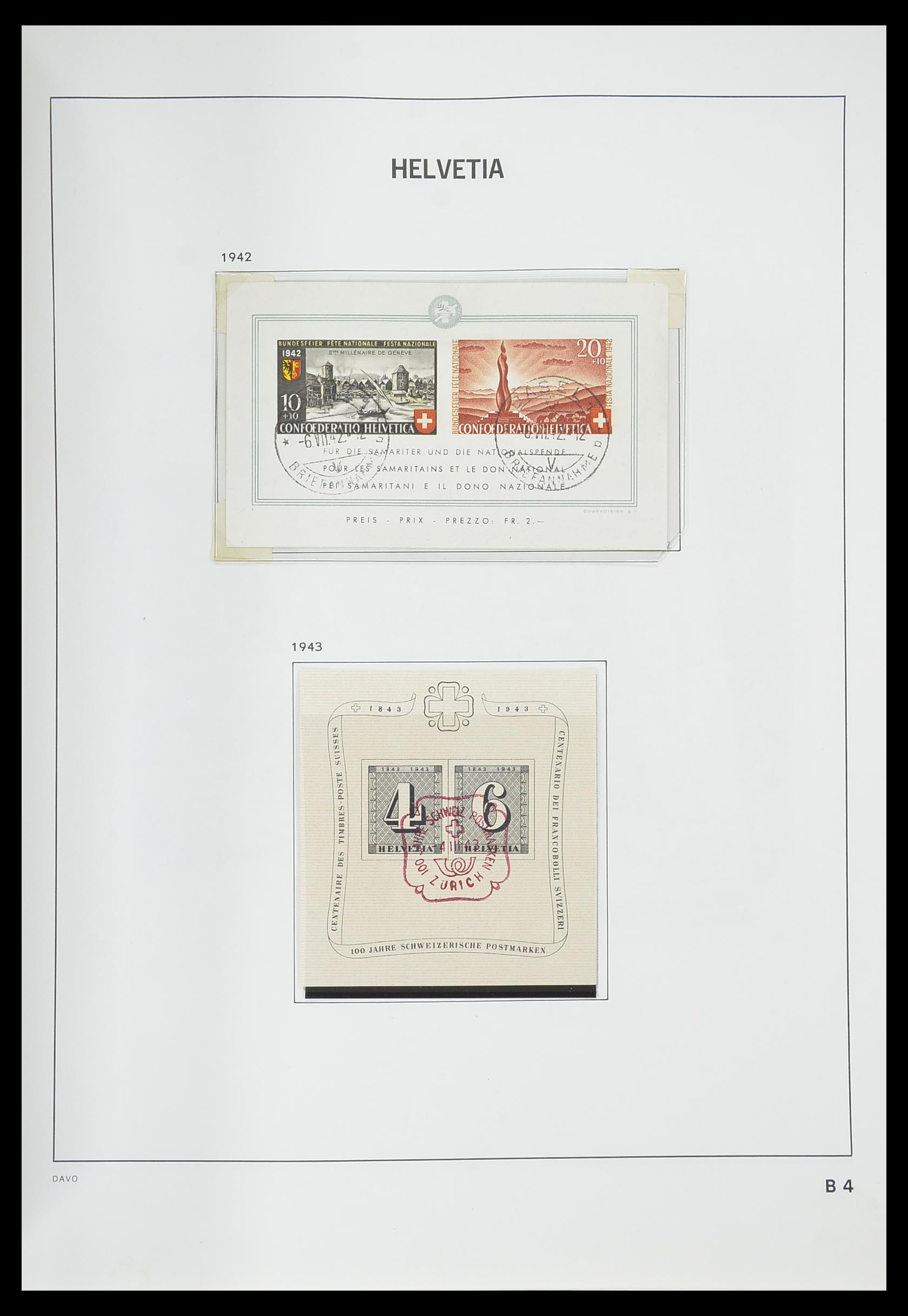 33559 137 - Postzegelverzameling 33559 Zwitserland 1850-2000.