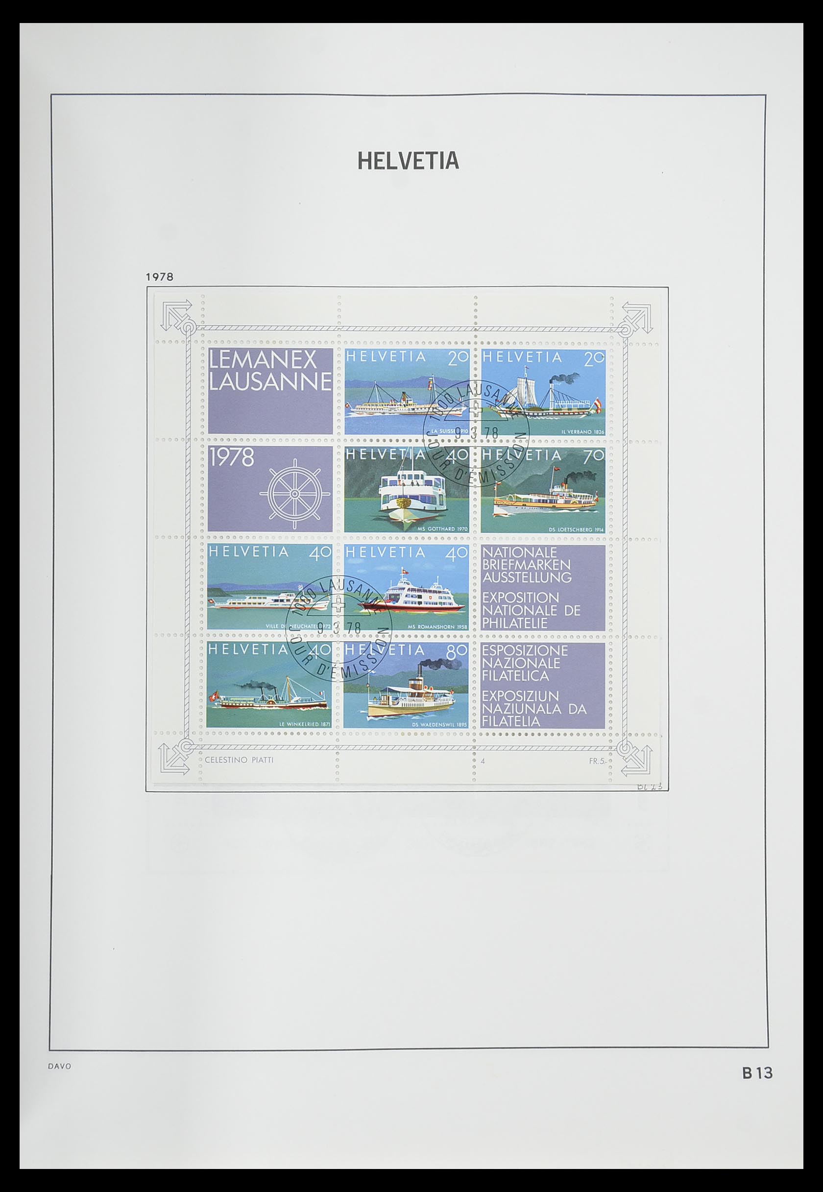 33559 146 - Stamp collection 33559 Switzerland 1850-2000.