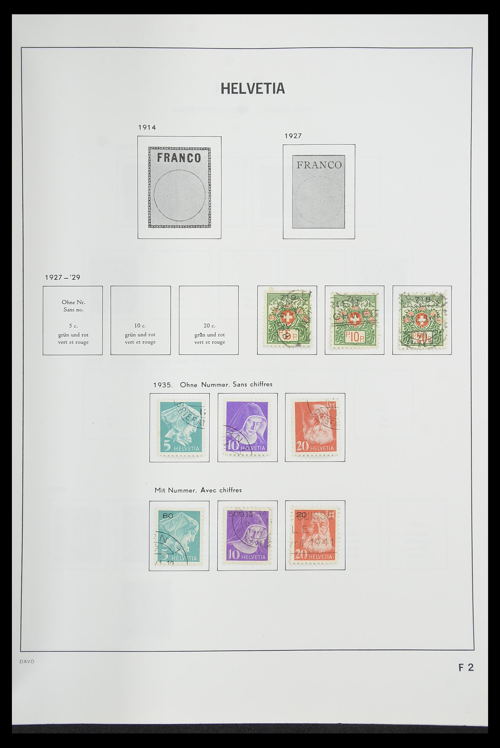 33559 156 - Stamp collection 33559 Switzerland 1850-2000.