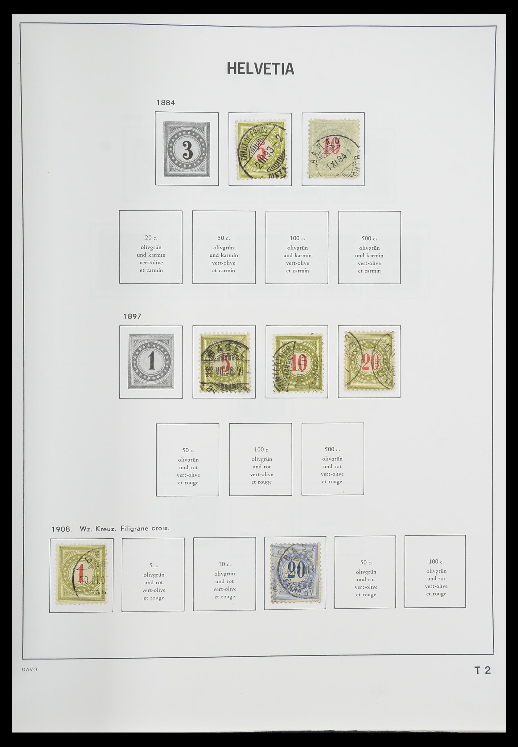 33559 158 - Stamp collection 33559 Switzerland 1850-2000.