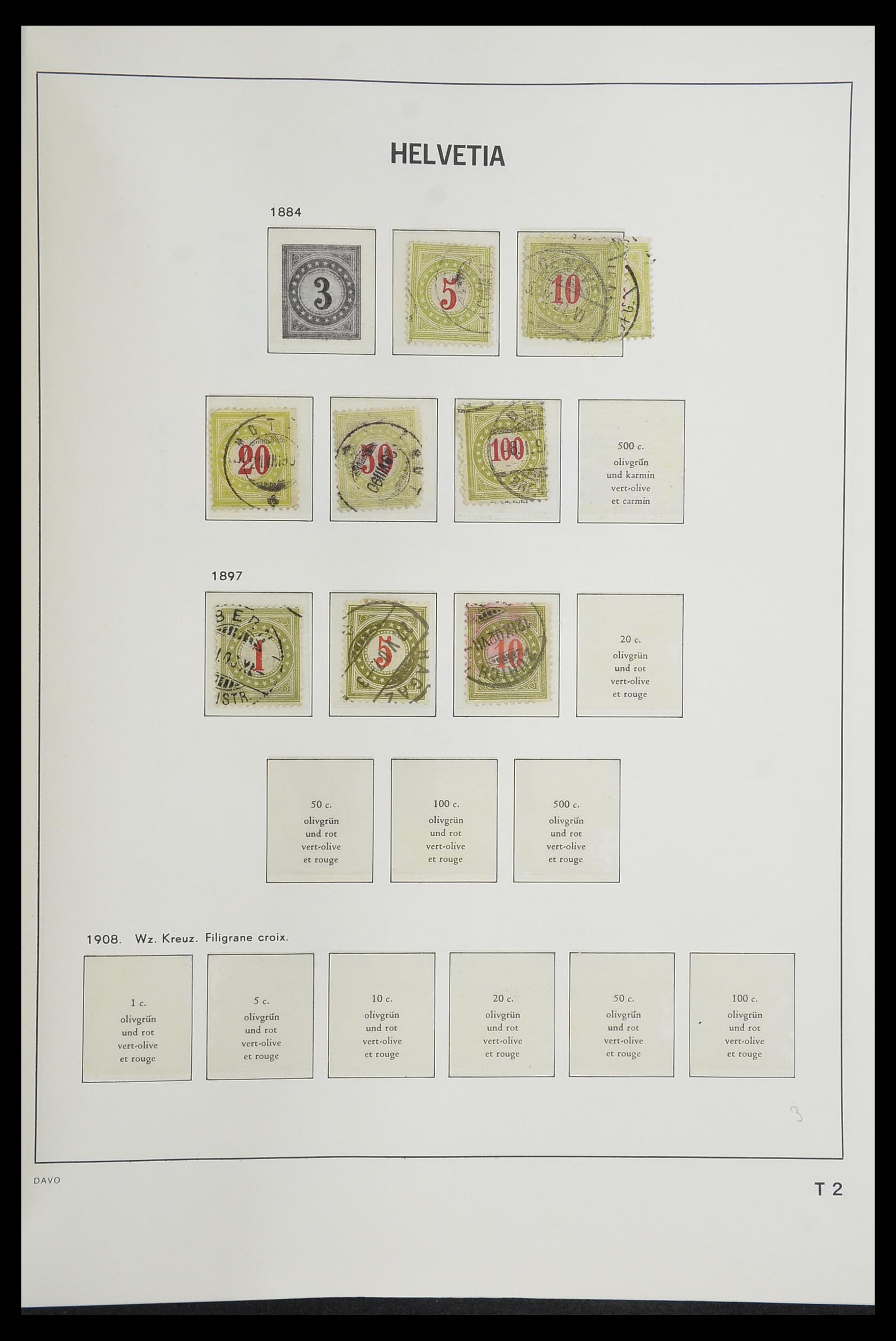 33559 165 - Stamp collection 33559 Switzerland 1850-2000.