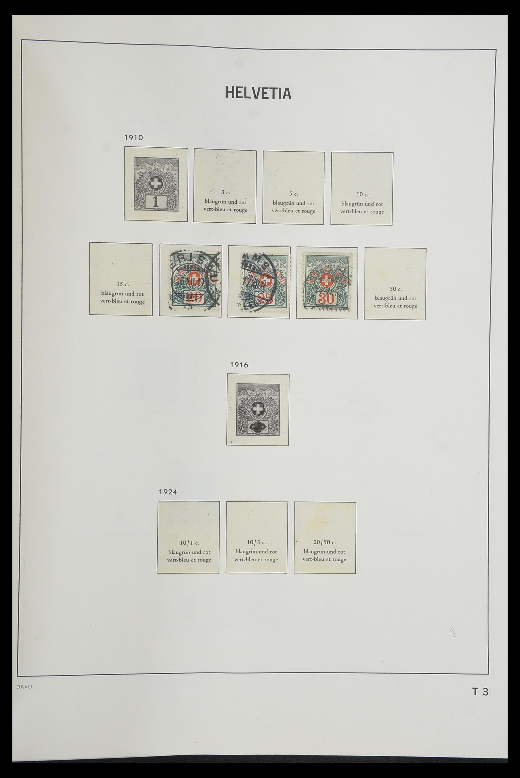 33559 166 - Postzegelverzameling 33559 Zwitserland 1850-2000.
