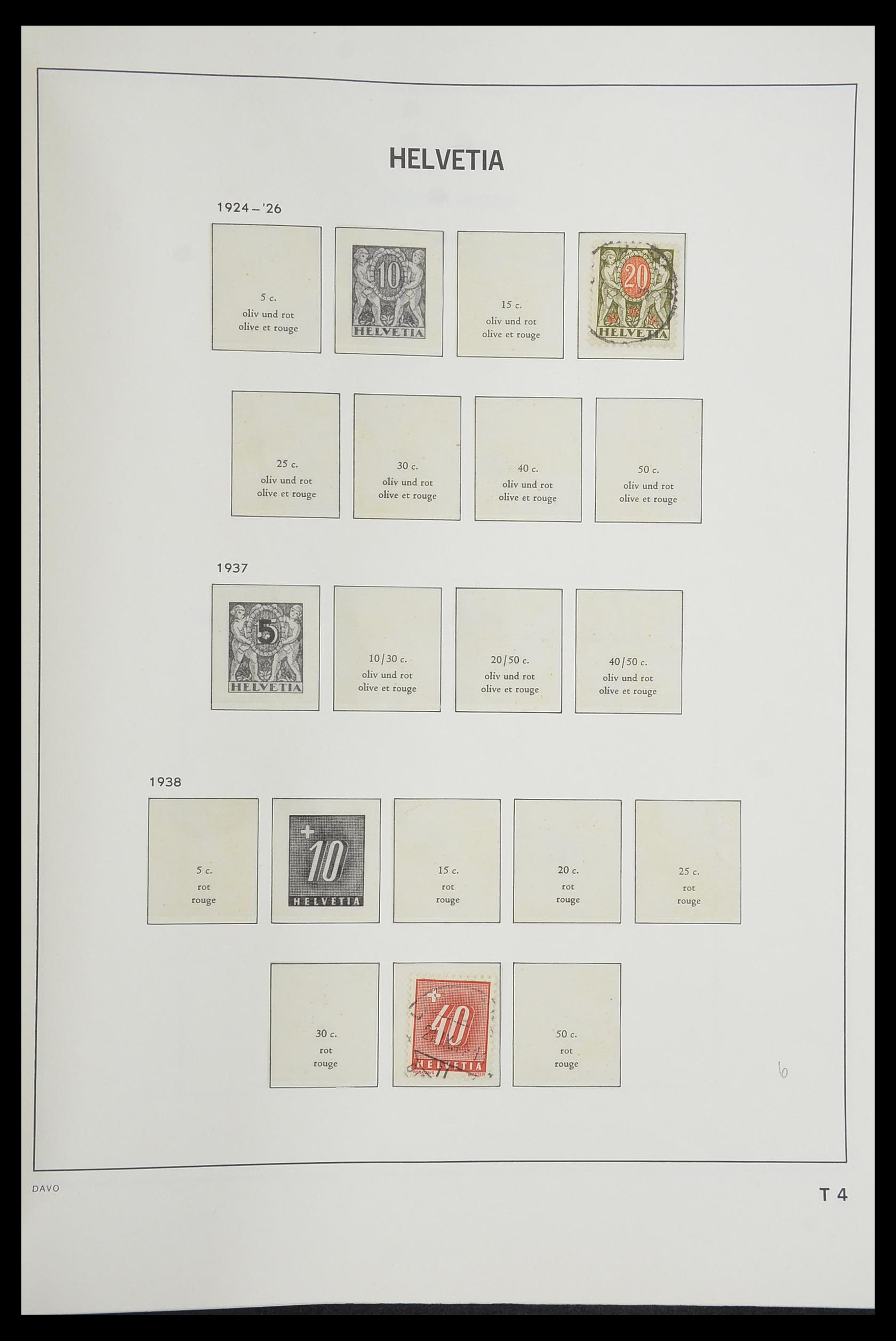 33559 167 - Postzegelverzameling 33559 Zwitserland 1850-2000.