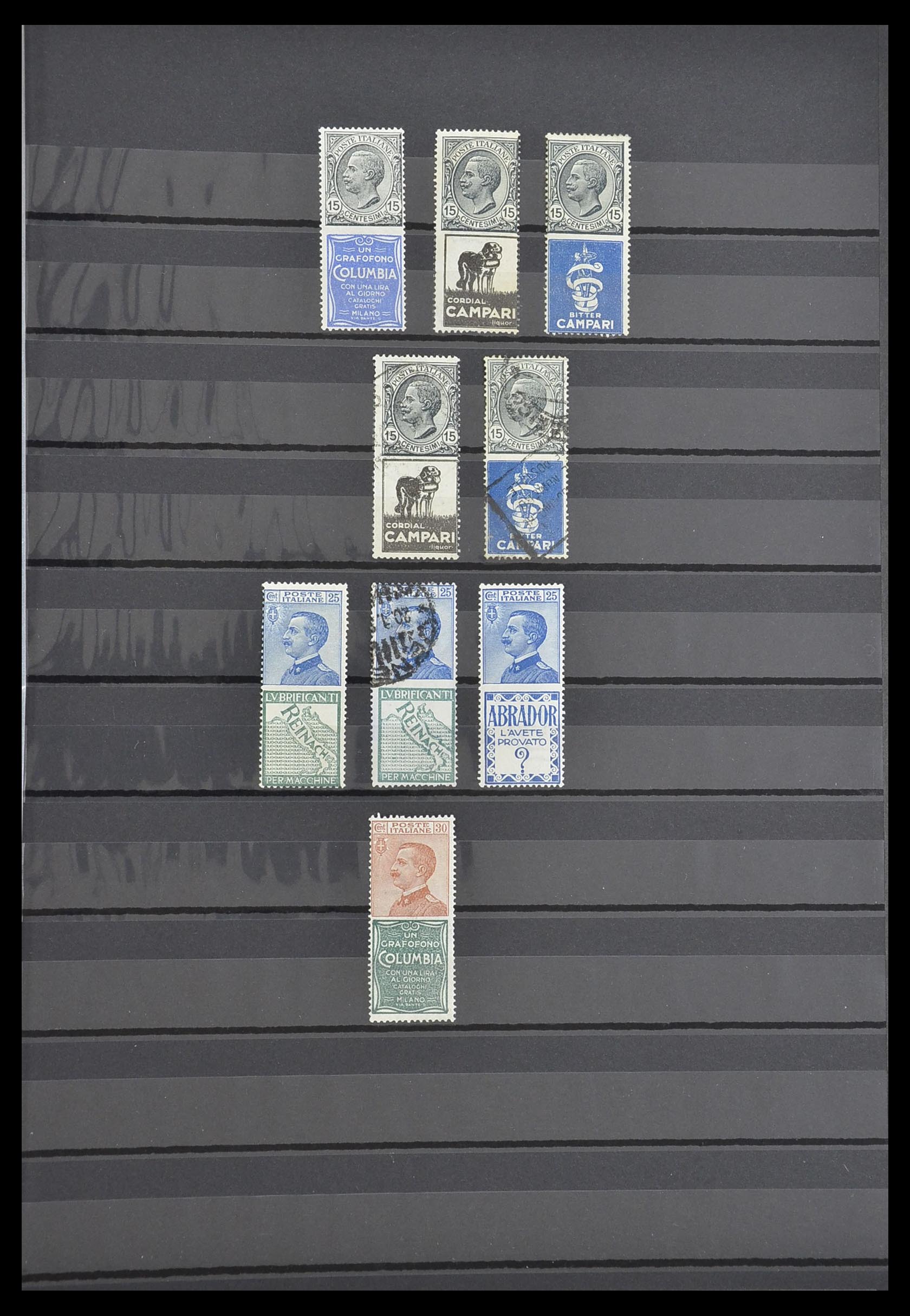 33560 007 - Postzegelverzameling 33560 Italië BOB/bezetting/gebieden 1860-1945.