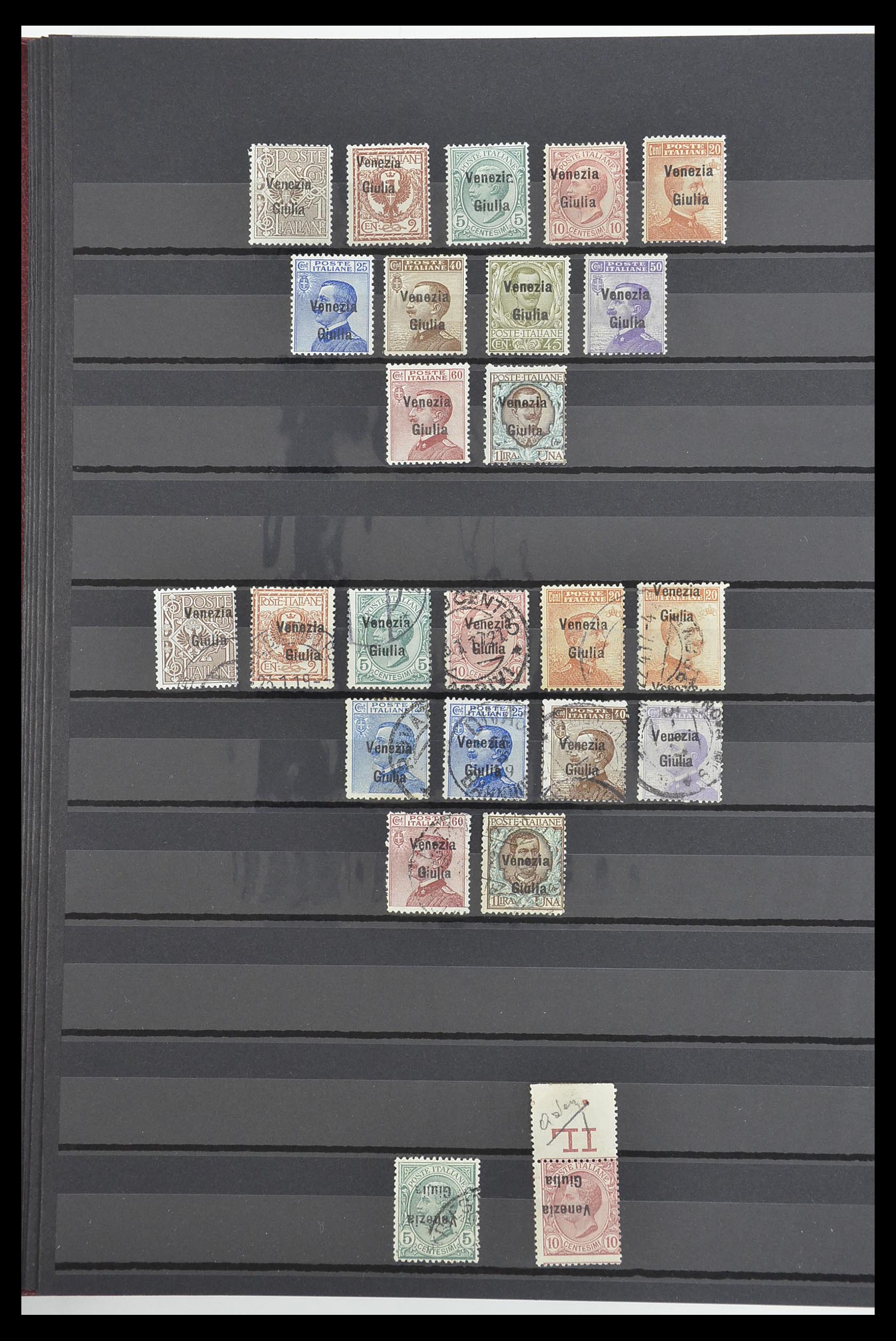 33560 013 - Postzegelverzameling 33560 Italië BOB/bezetting/gebieden 1860-1945.