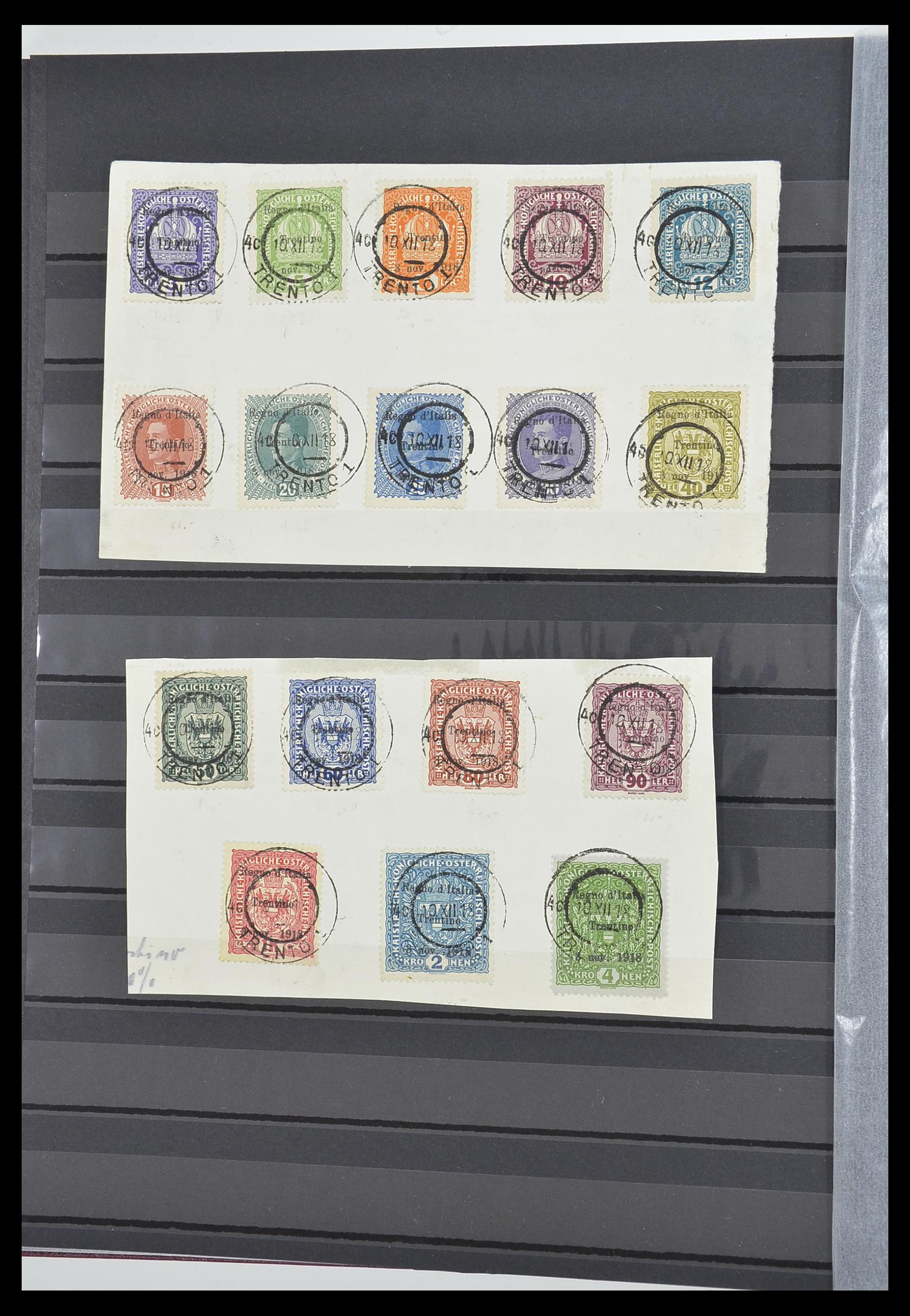 33560 020 - Postzegelverzameling 33560 Italië BOB/bezetting/gebieden 1860-1945.