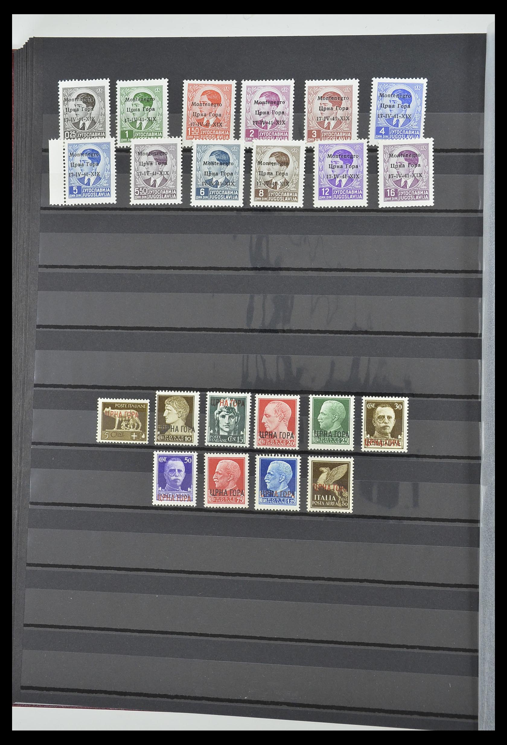 33560 025 - Postzegelverzameling 33560 Italië BOB/bezetting/gebieden 1860-1945.