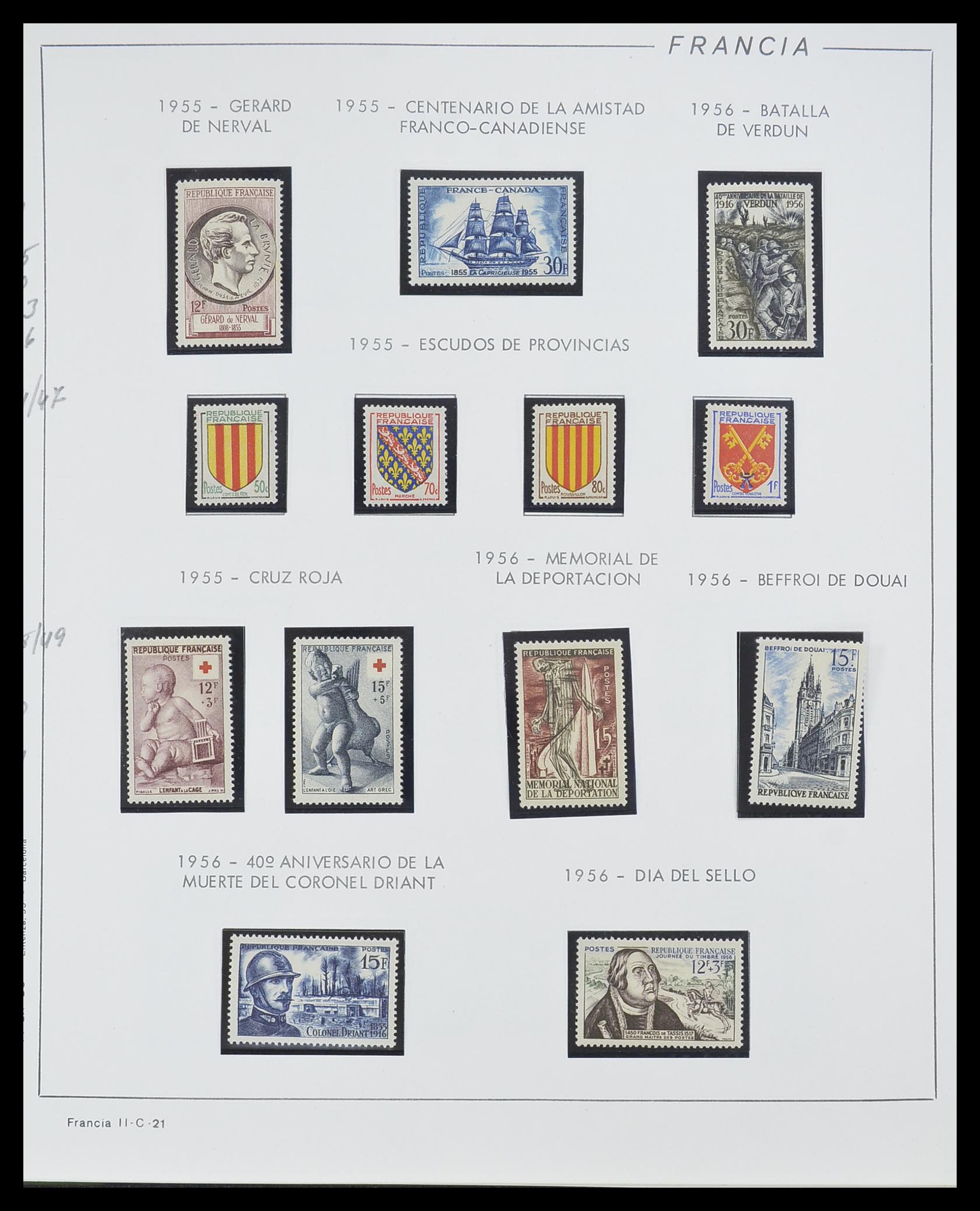 33561 021 - Stamp collection 33561 France 1949-1981.
