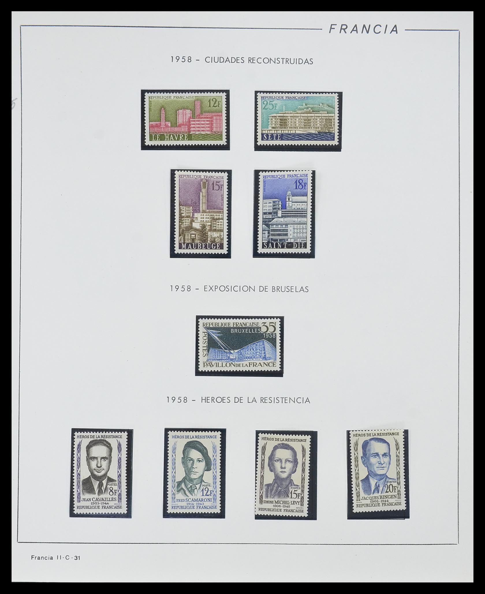 33561 031 - Stamp collection 33561 France 1949-1981.