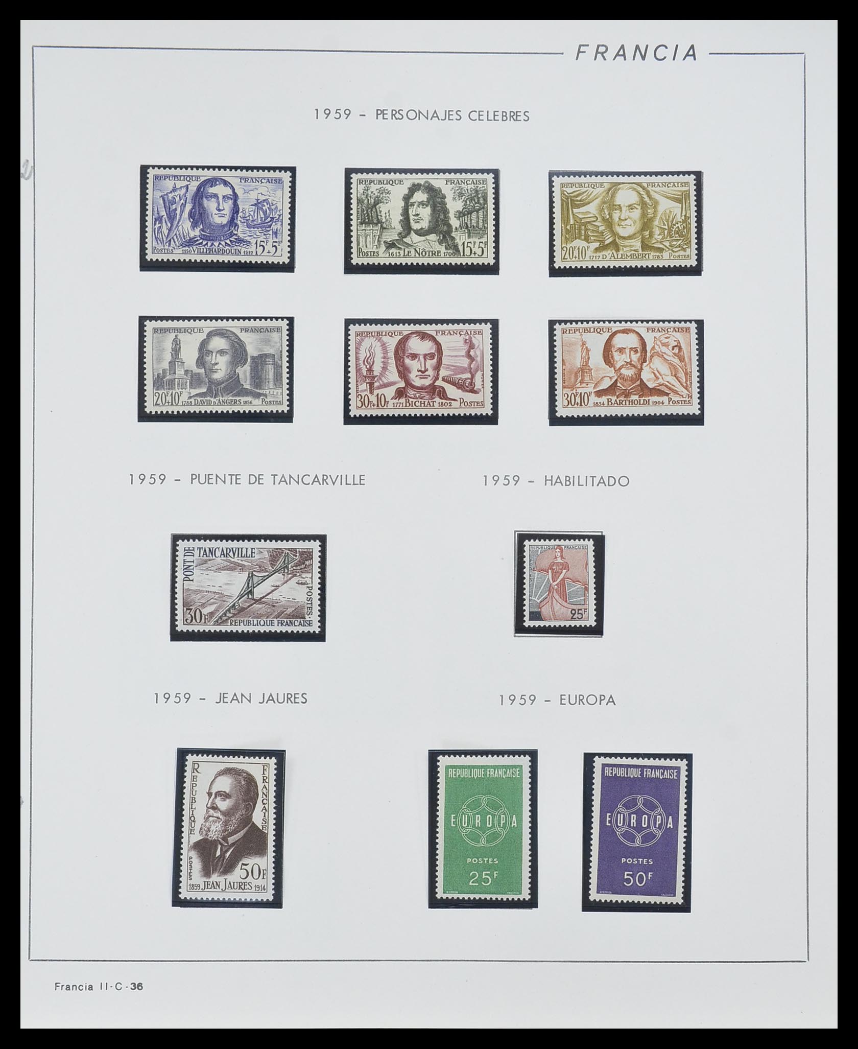 33561 036 - Stamp collection 33561 France 1949-1981.