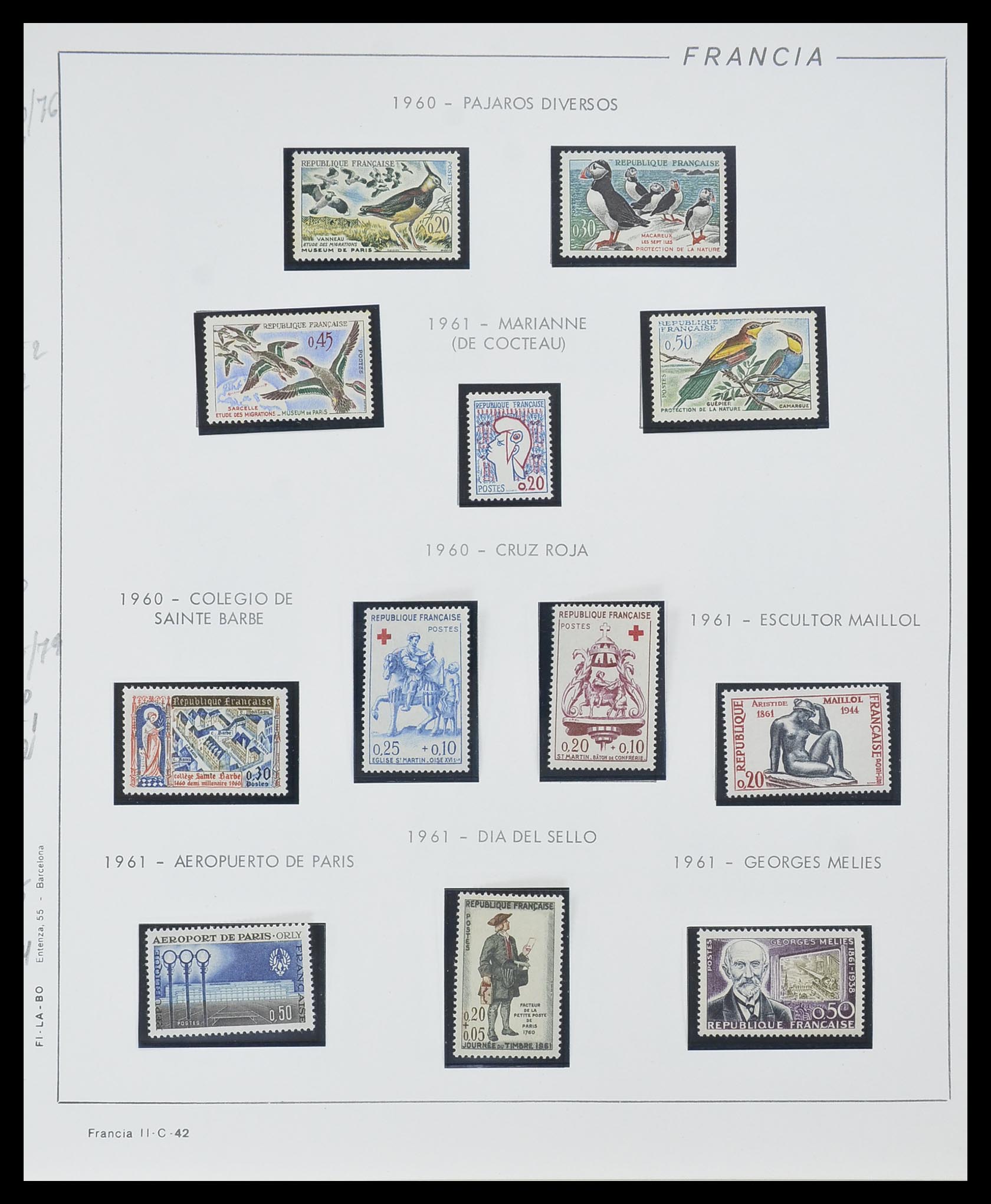33561 042 - Stamp collection 33561 France 1949-1981.