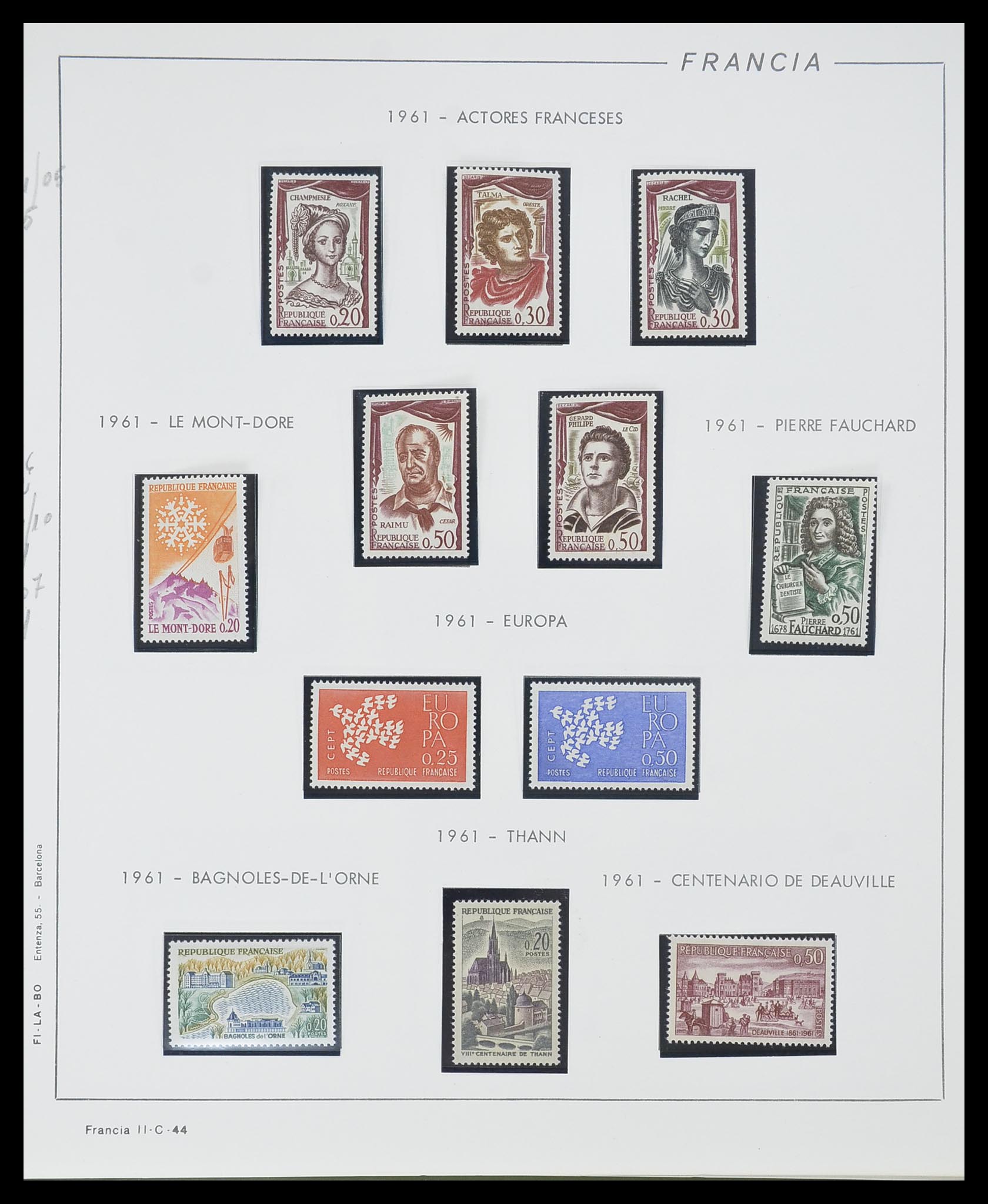 33561 044 - Stamp collection 33561 France 1949-1981.