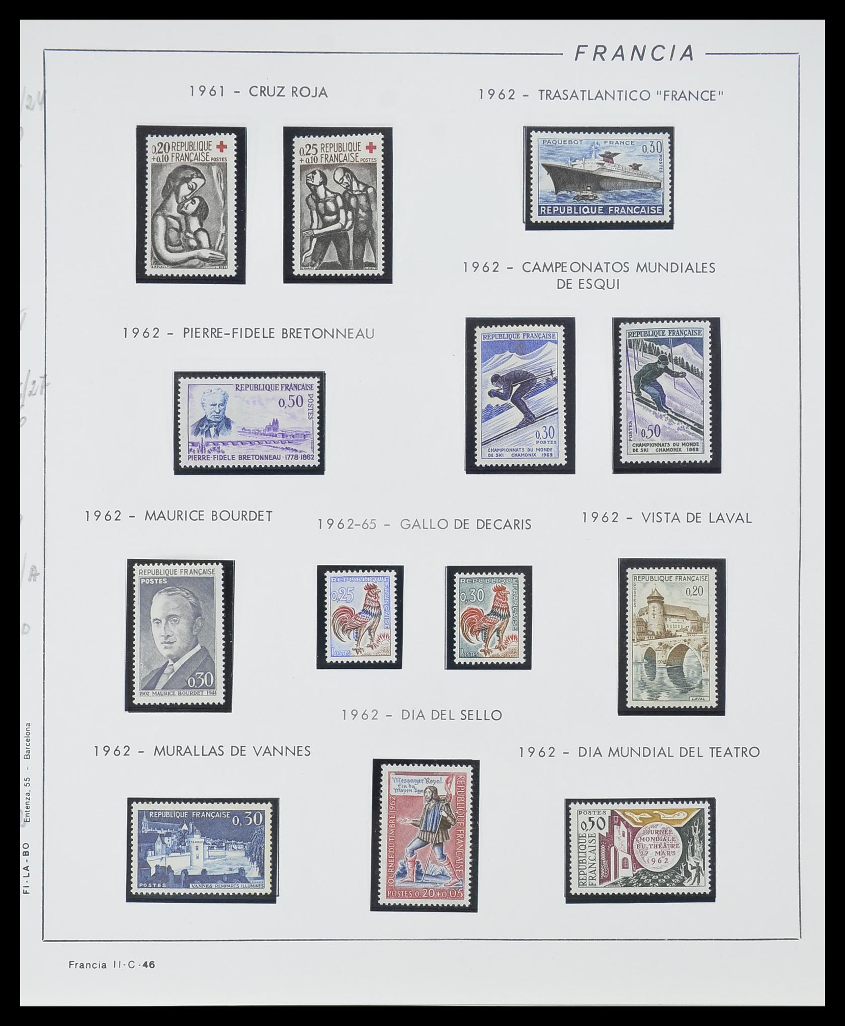 33561 046 - Stamp collection 33561 France 1949-1981.