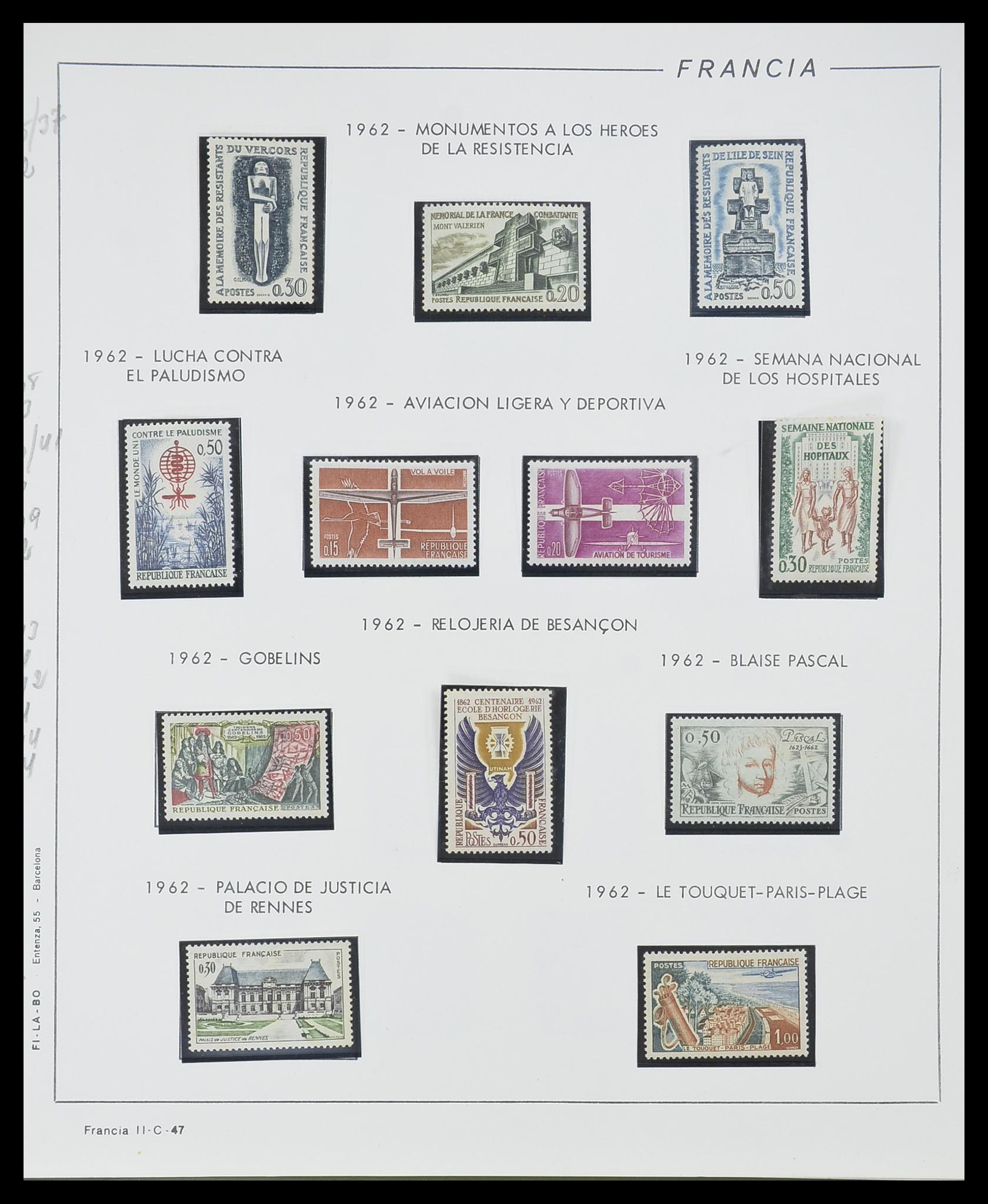 33561 047 - Stamp collection 33561 France 1949-1981.