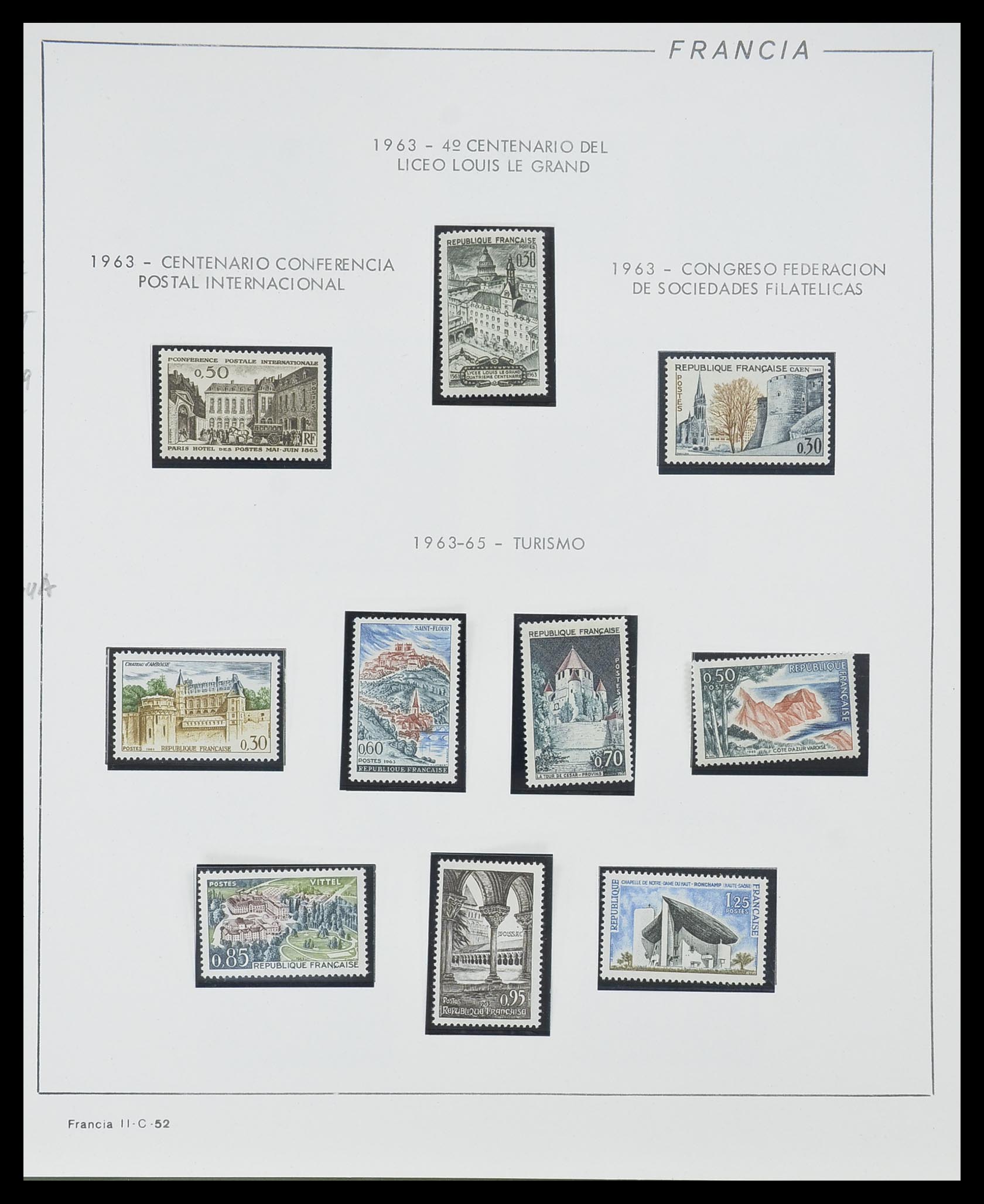 33561 052 - Stamp collection 33561 France 1949-1981.