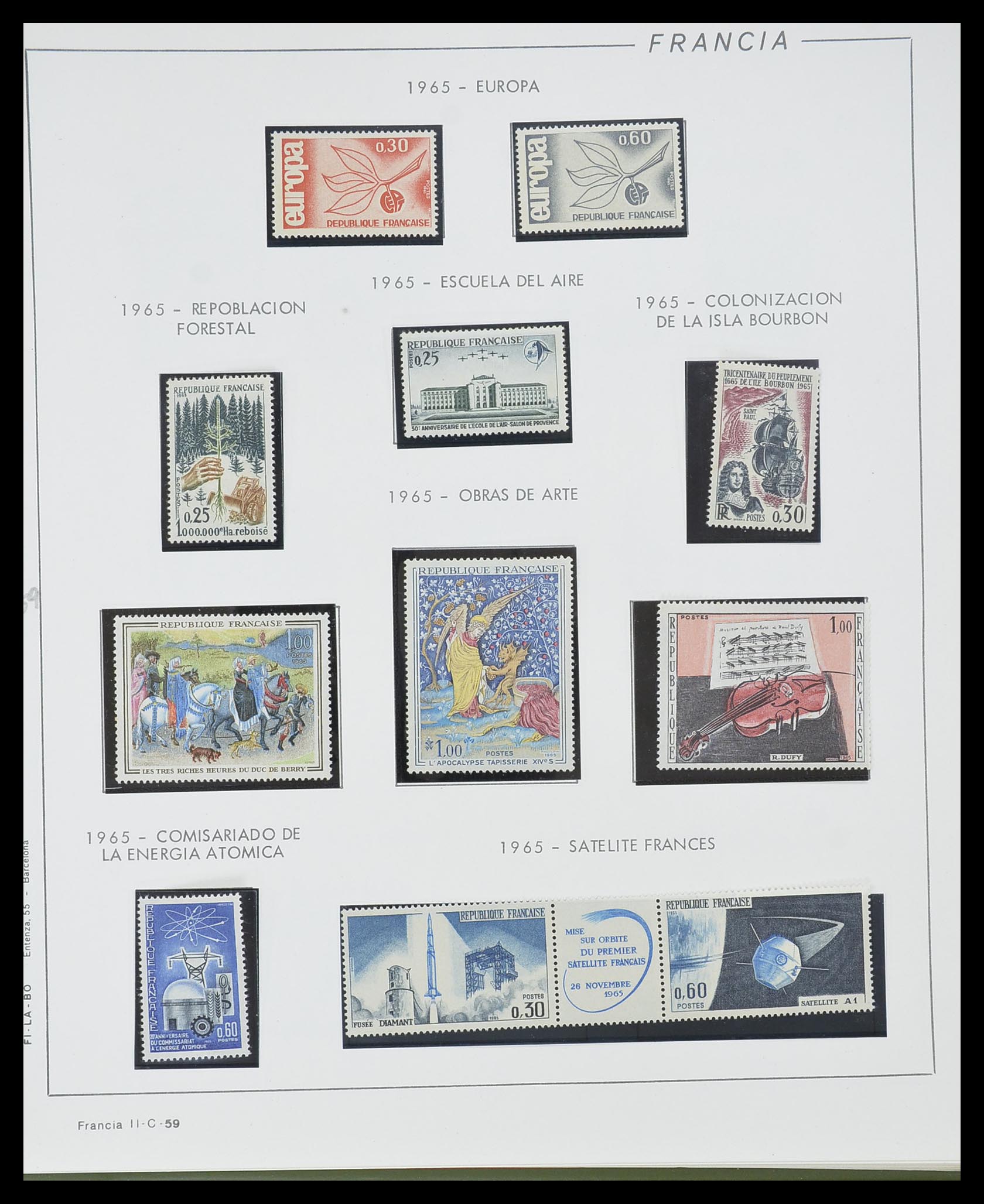 33561 059 - Stamp collection 33561 France 1949-1981.