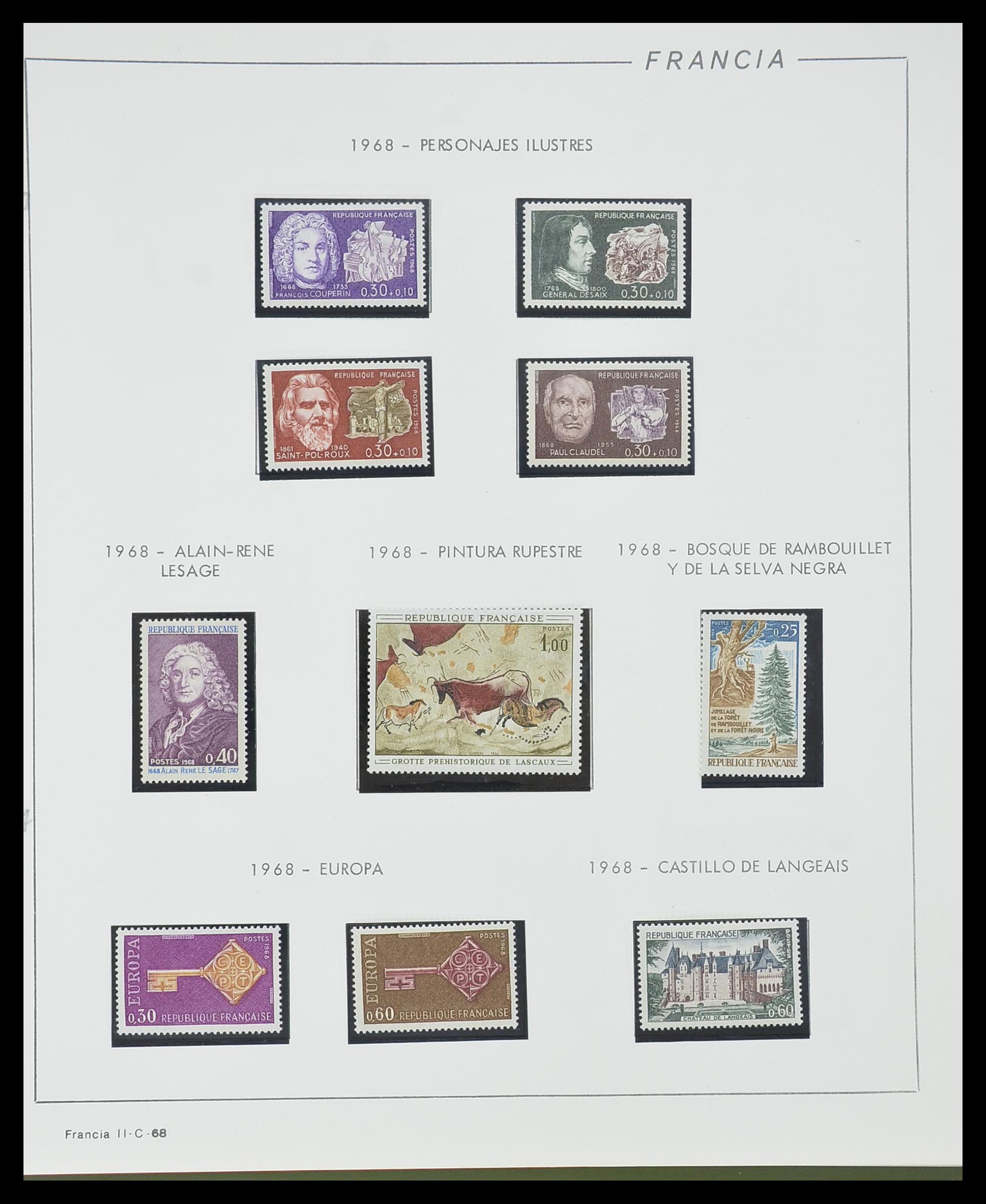 33561 068 - Stamp collection 33561 France 1949-1981.