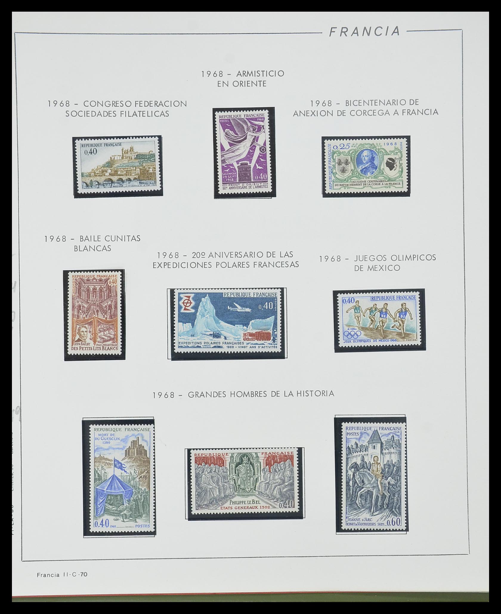 33561 070 - Stamp collection 33561 France 1949-1981.