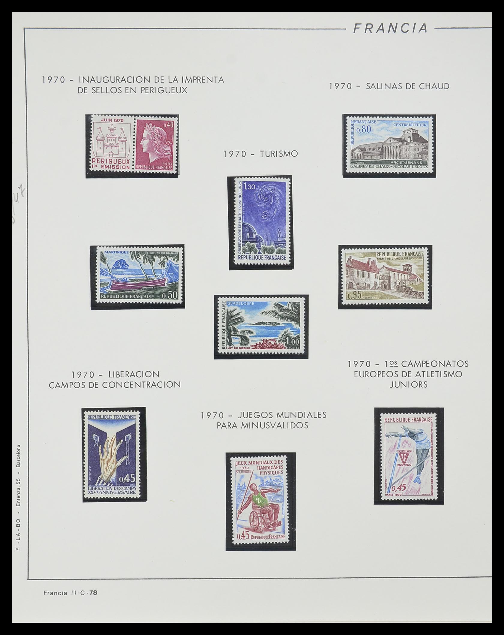 33561 078 - Stamp collection 33561 France 1949-1981.