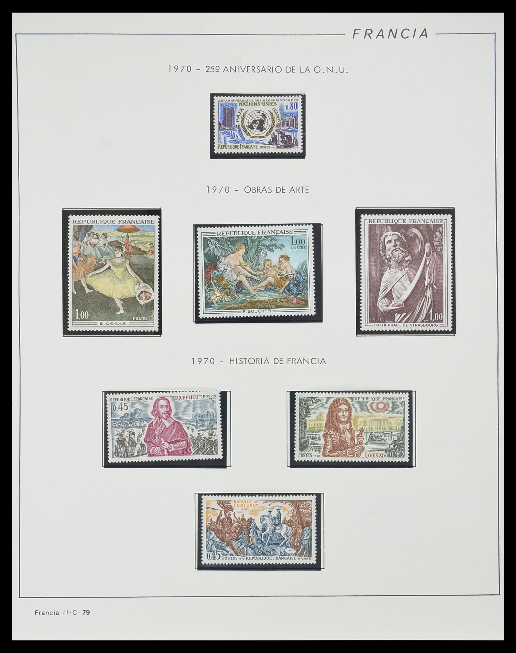 33561 079 - Stamp collection 33561 France 1949-1981.