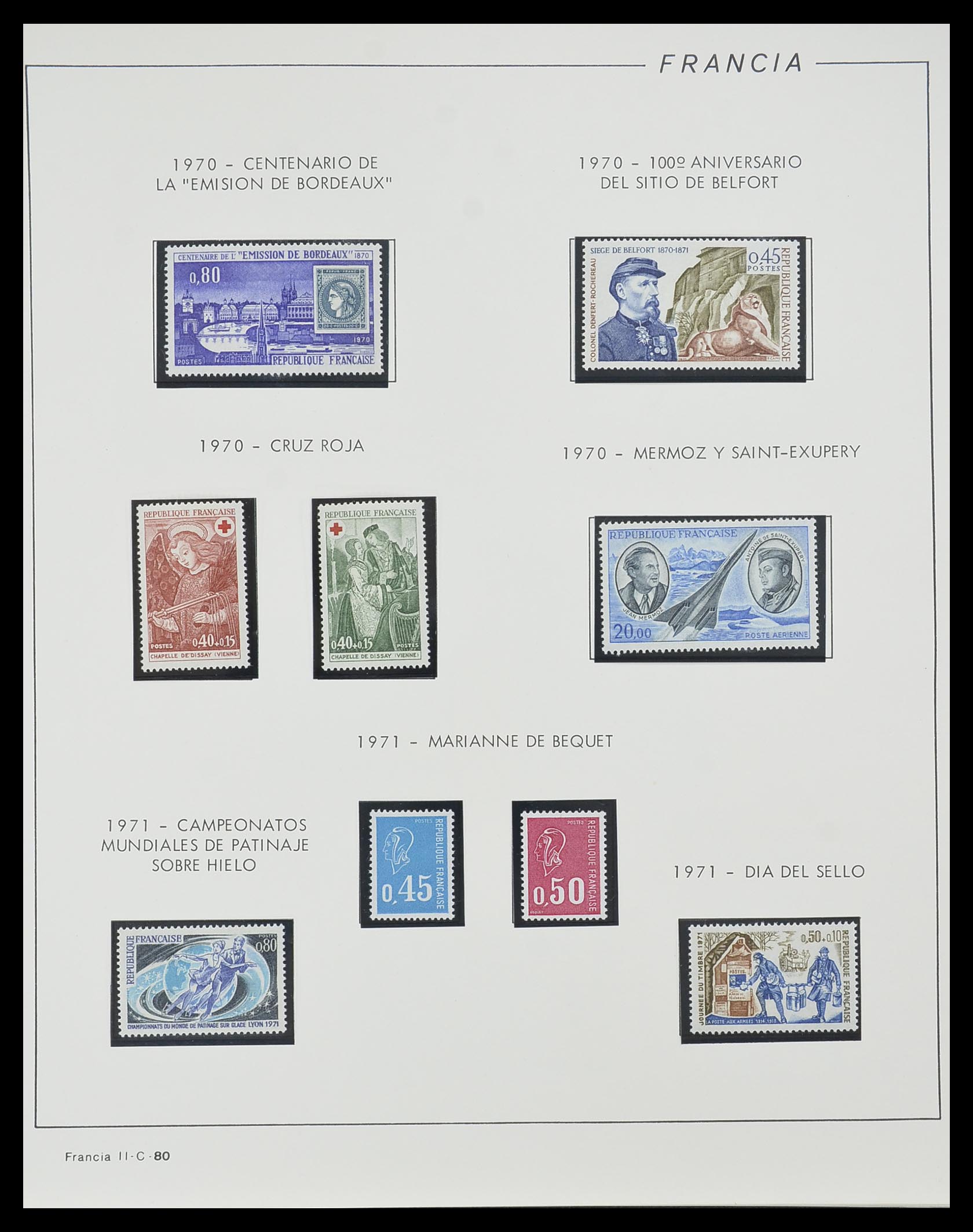 33561 080 - Stamp collection 33561 France 1949-1981.