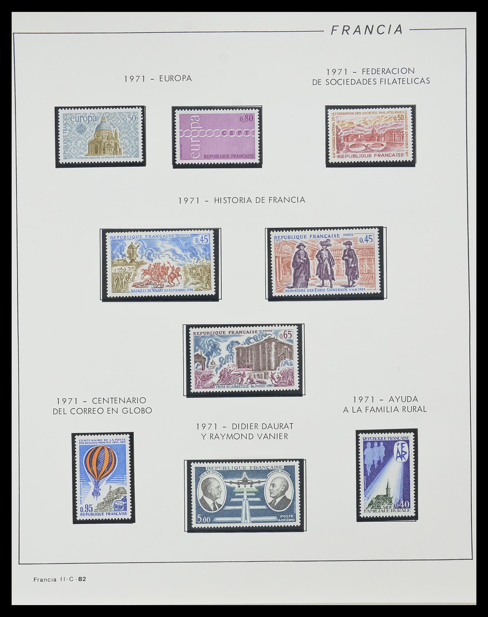 33561 082 - Stamp collection 33561 France 1949-1981.