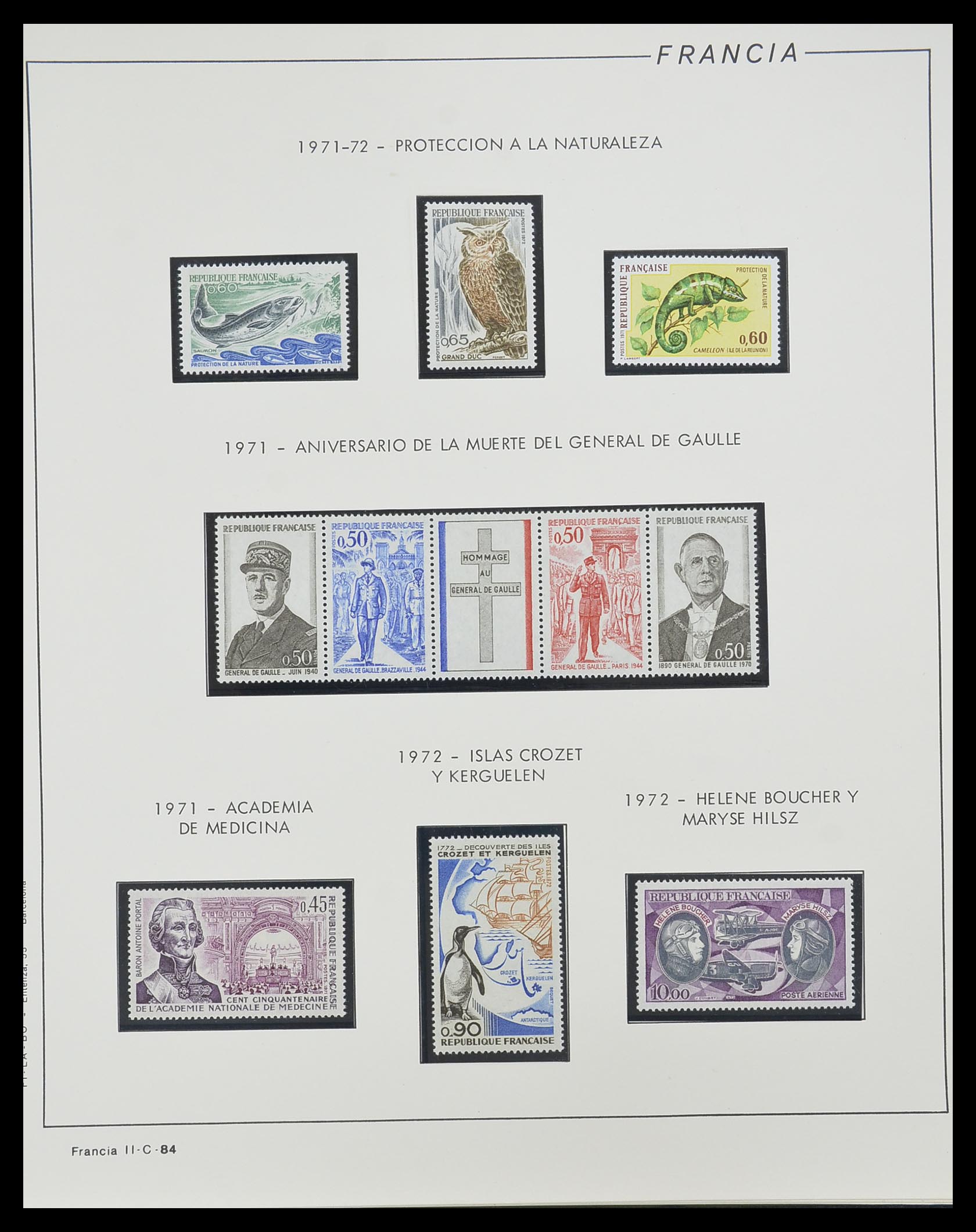 33561 084 - Stamp collection 33561 France 1949-1981.