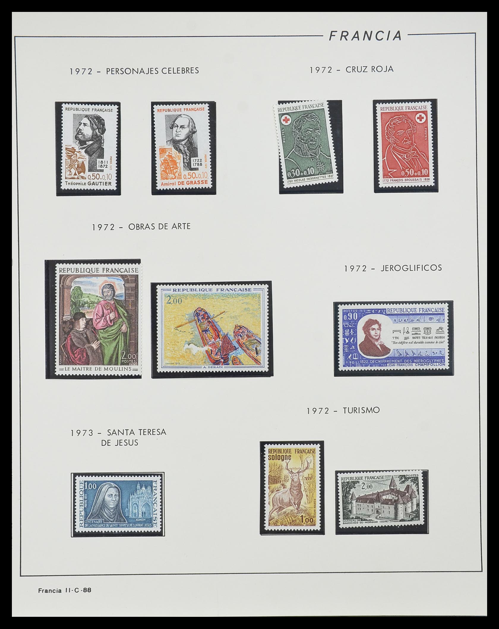 33561 088 - Stamp collection 33561 France 1949-1981.