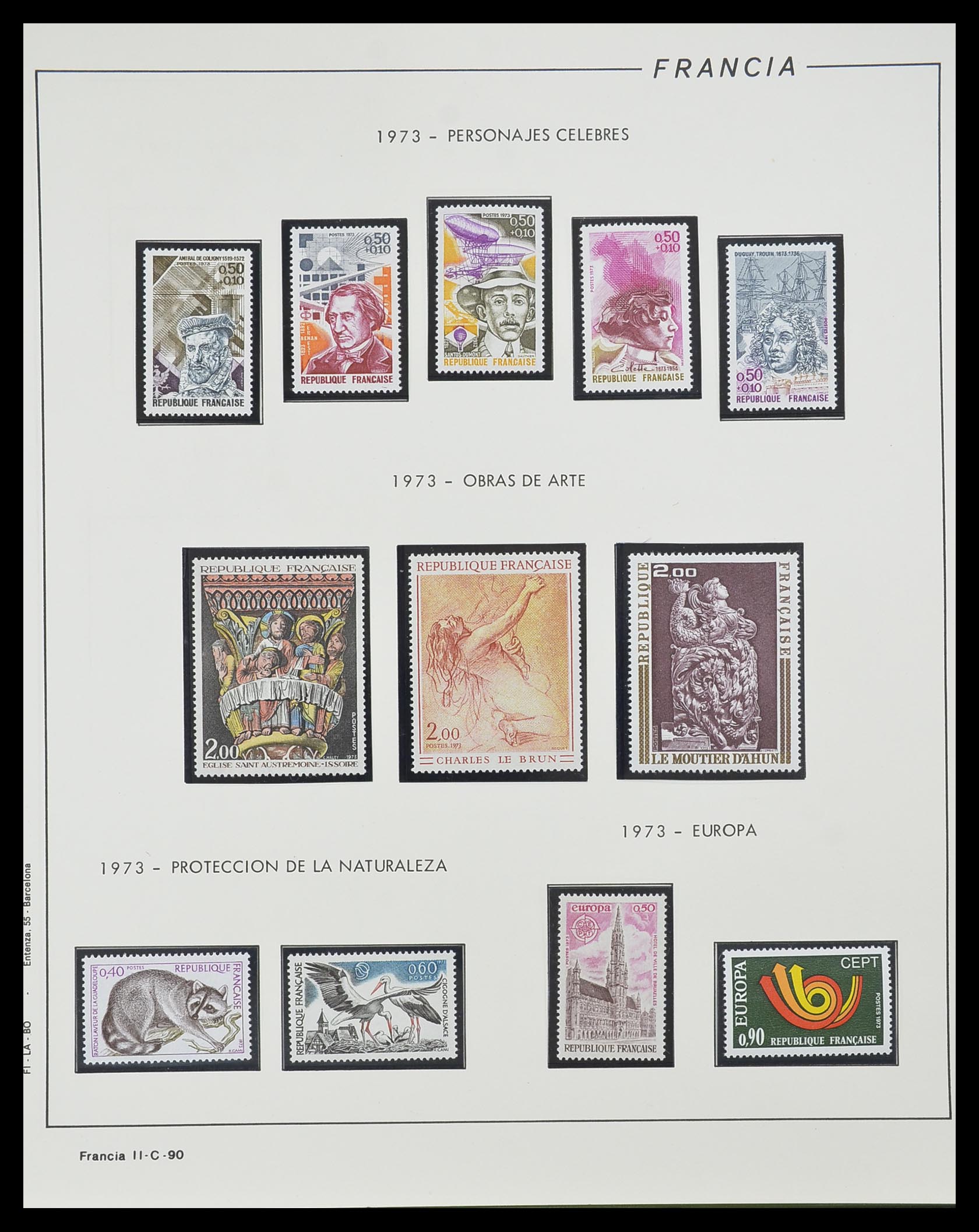 33561 090 - Stamp collection 33561 France 1949-1981.