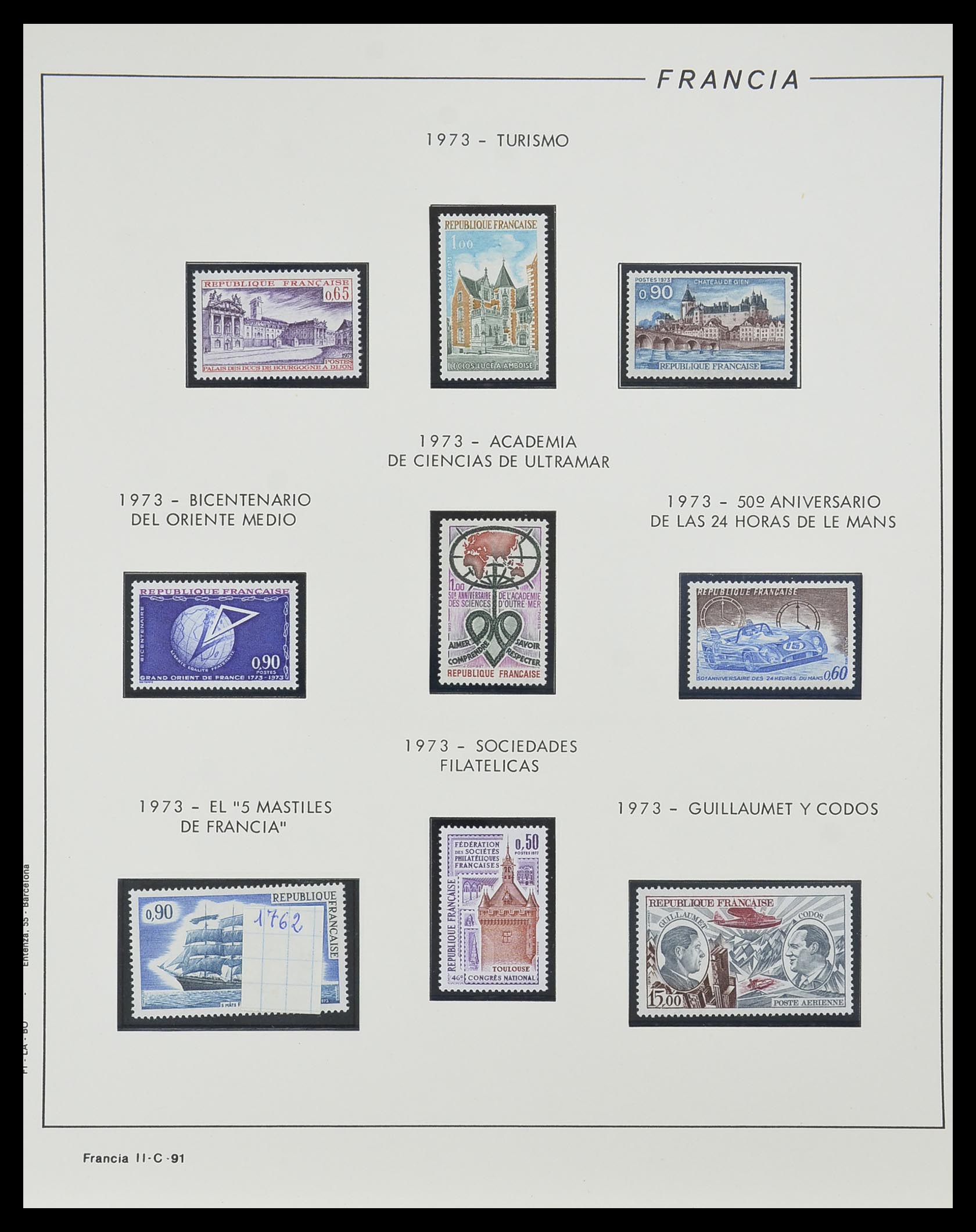 33561 091 - Stamp collection 33561 France 1949-1981.