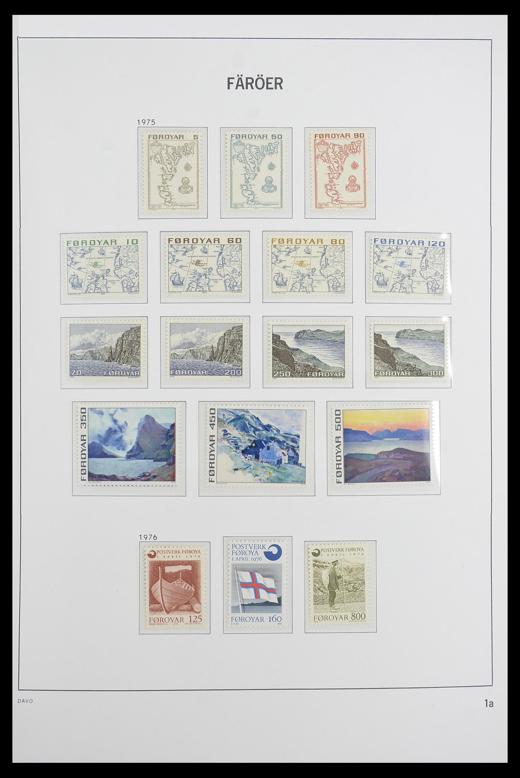 33564 001 - Postzegelverzameling 33564 Faeroer 1975-2006.