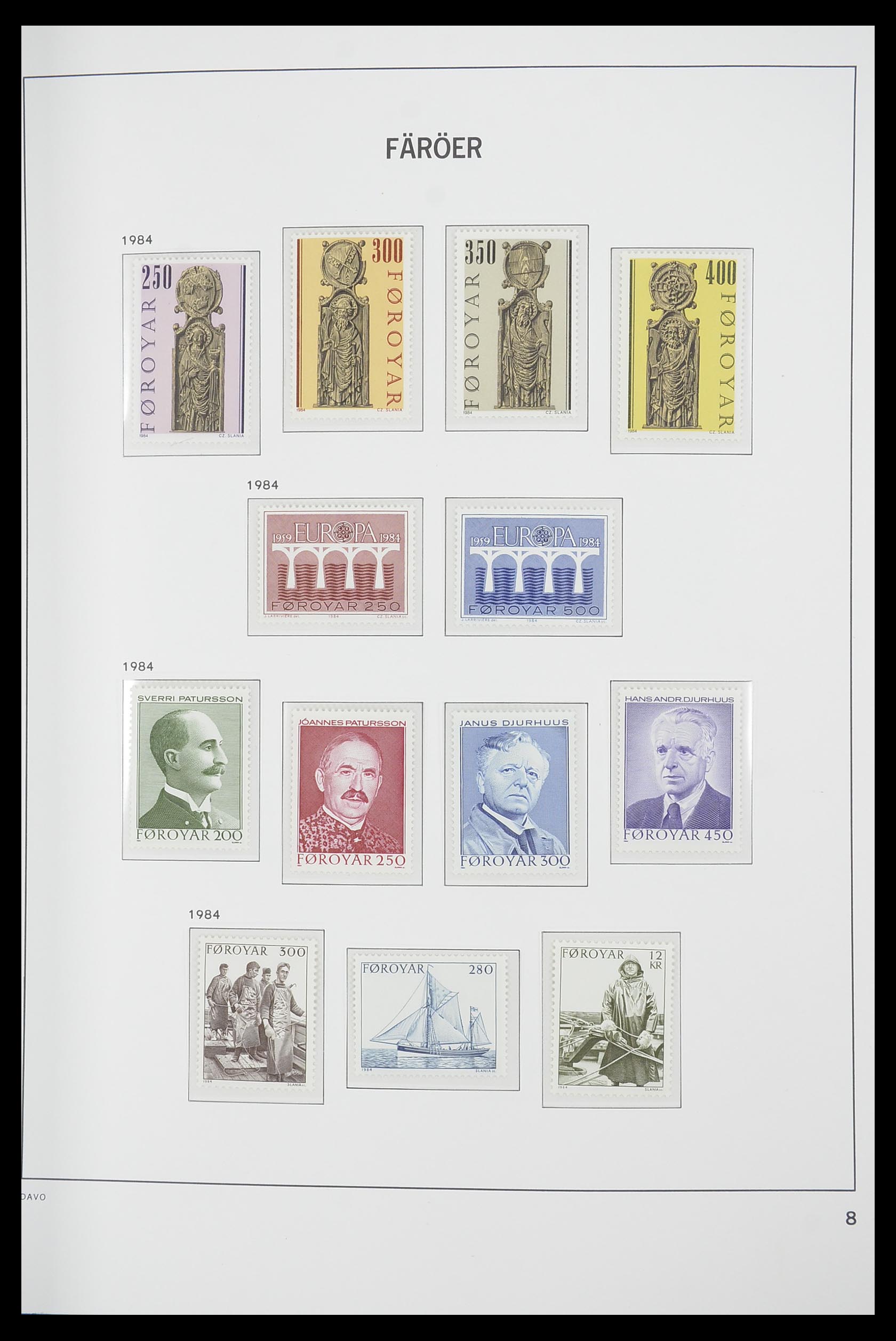 33564 008 - Postzegelverzameling 33564 Faeroer 1975-2006.