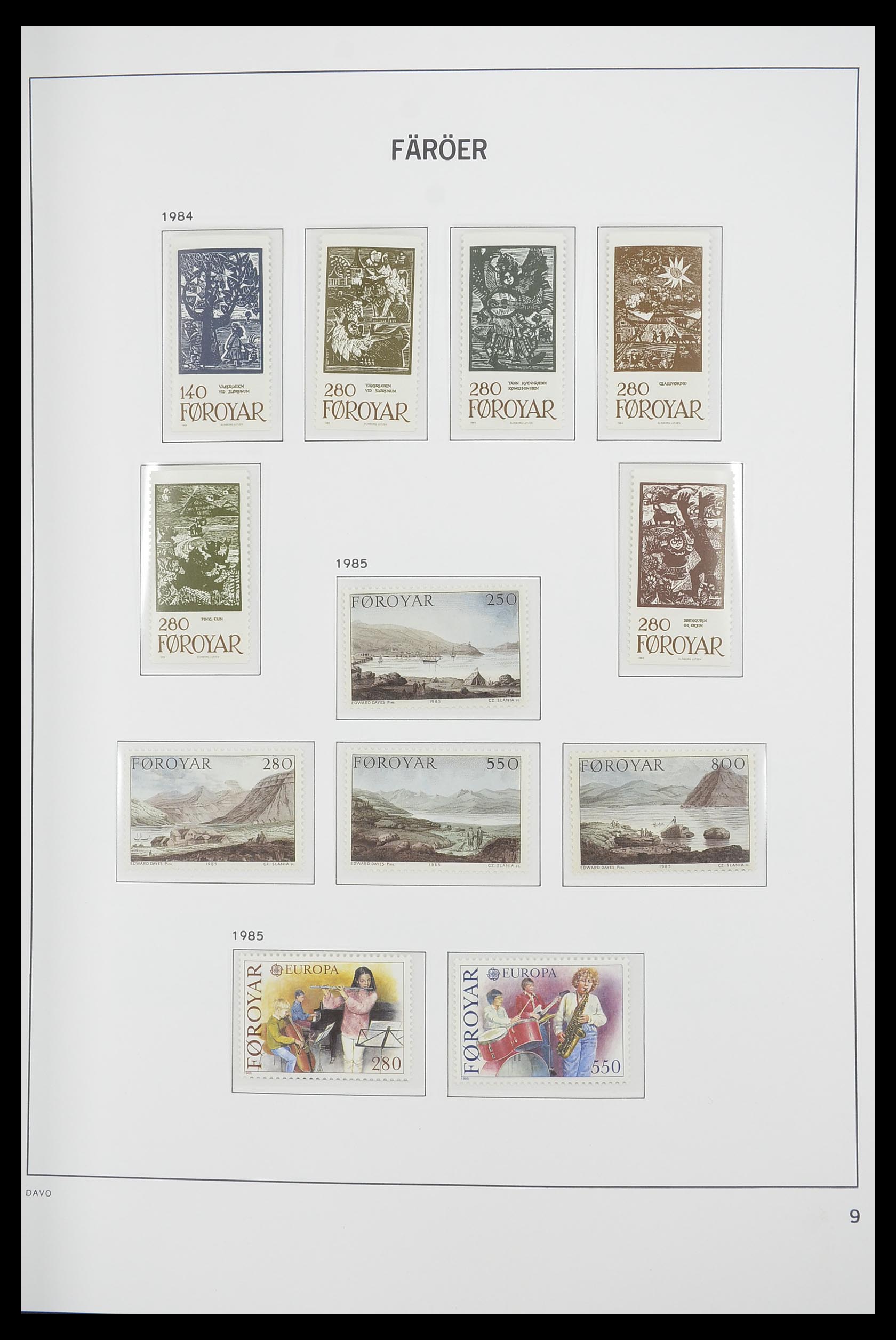 33564 009 - Postzegelverzameling 33564 Faeroer 1975-2006.