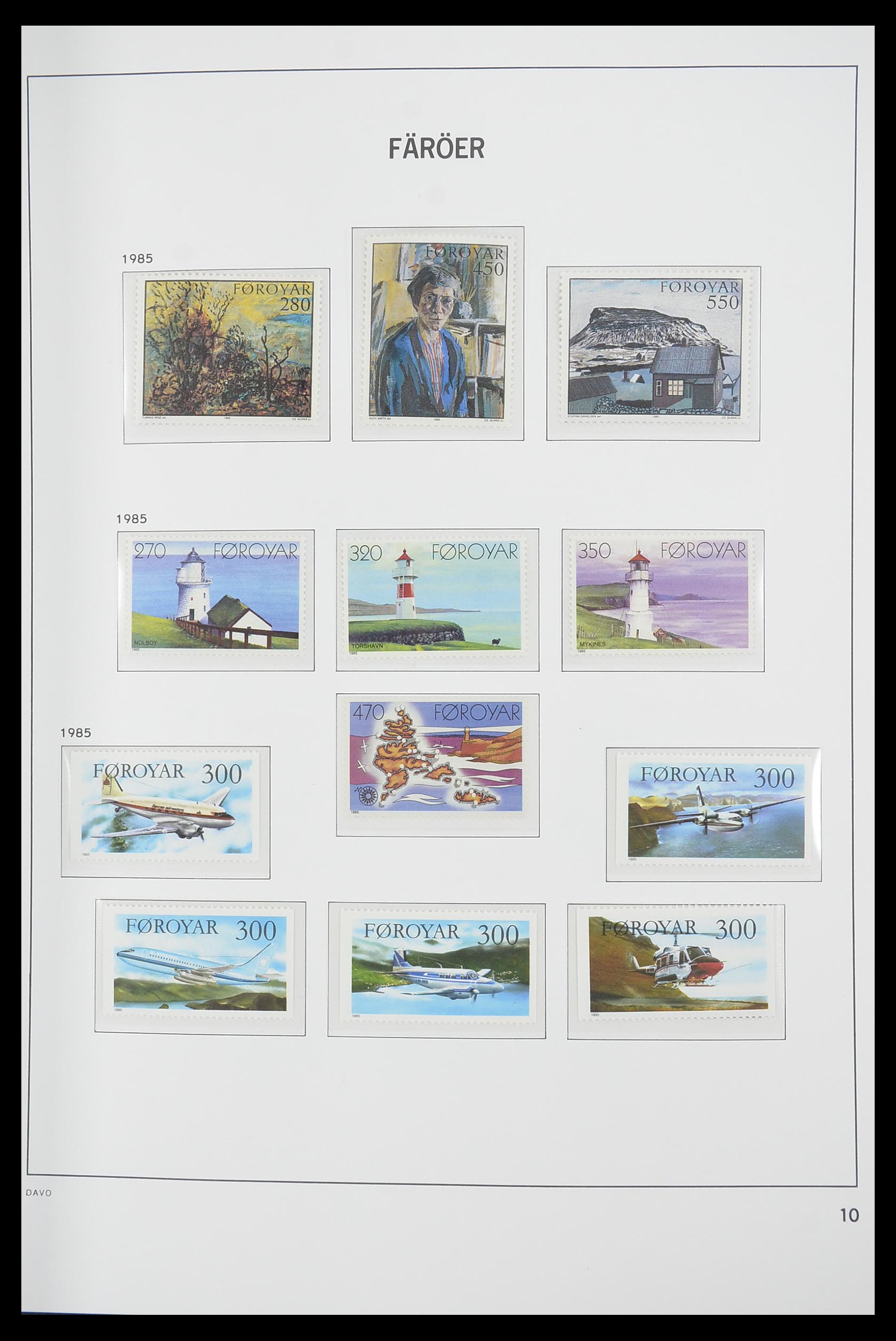 33564 010 - Postzegelverzameling 33564 Faeroer 1975-2006.
