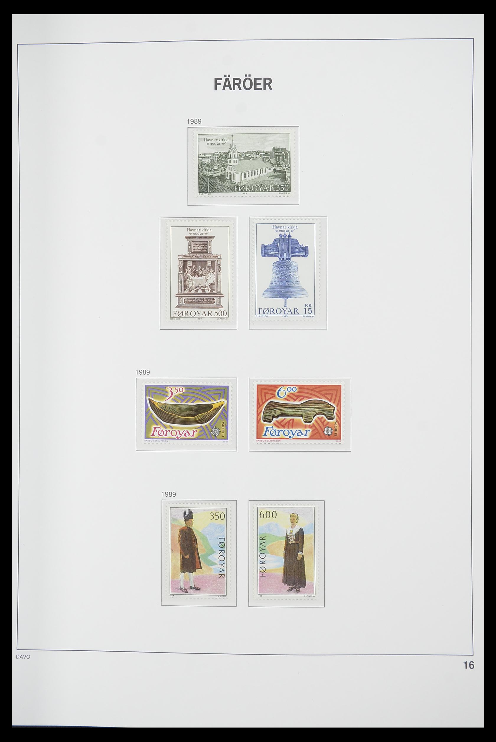 33564 016 - Postzegelverzameling 33564 Faeroer 1975-2006.
